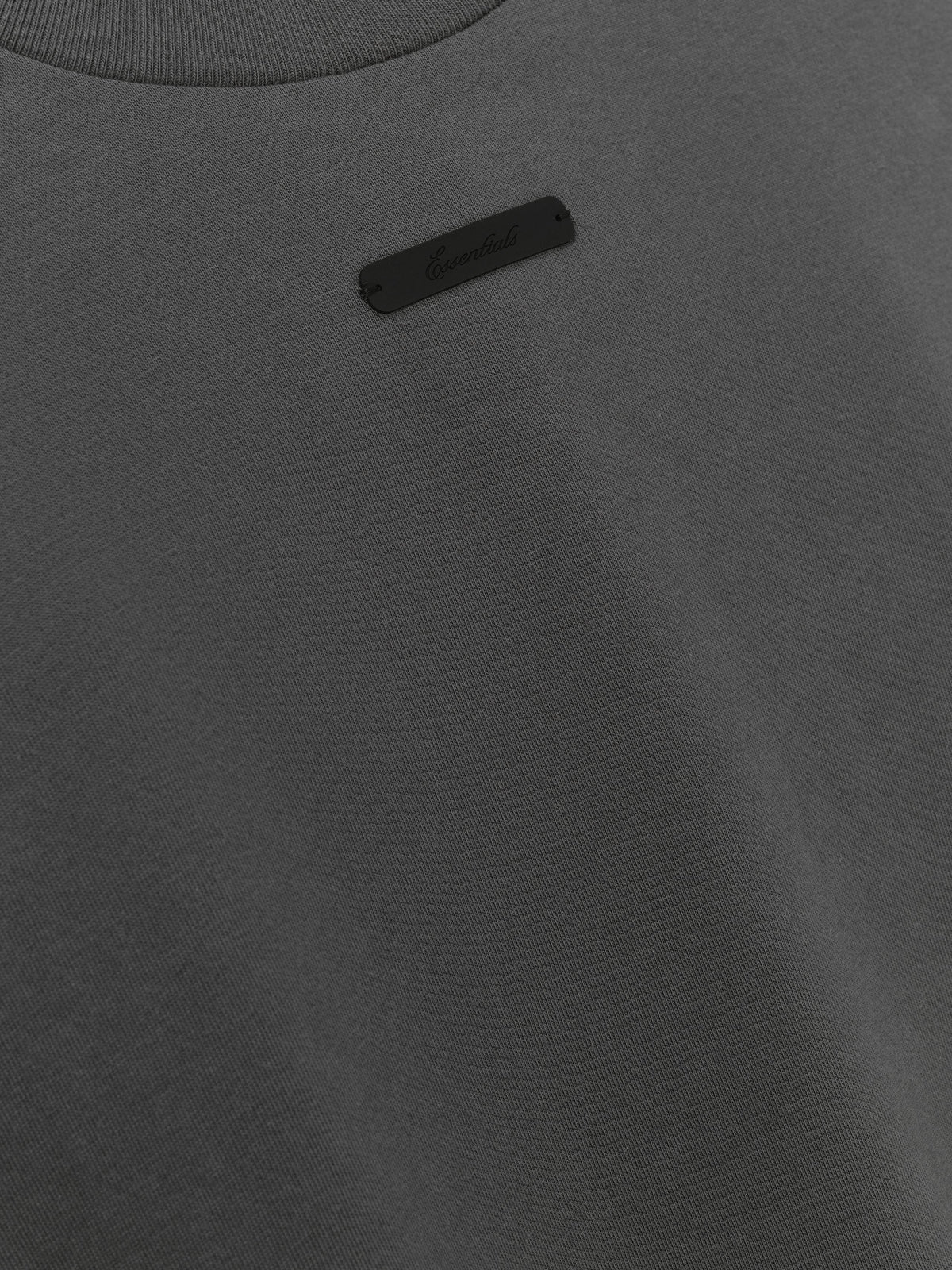 Fear of God Essentials Merch Tee Boxy Fit Iron Grey - Im Your Wardrobe
