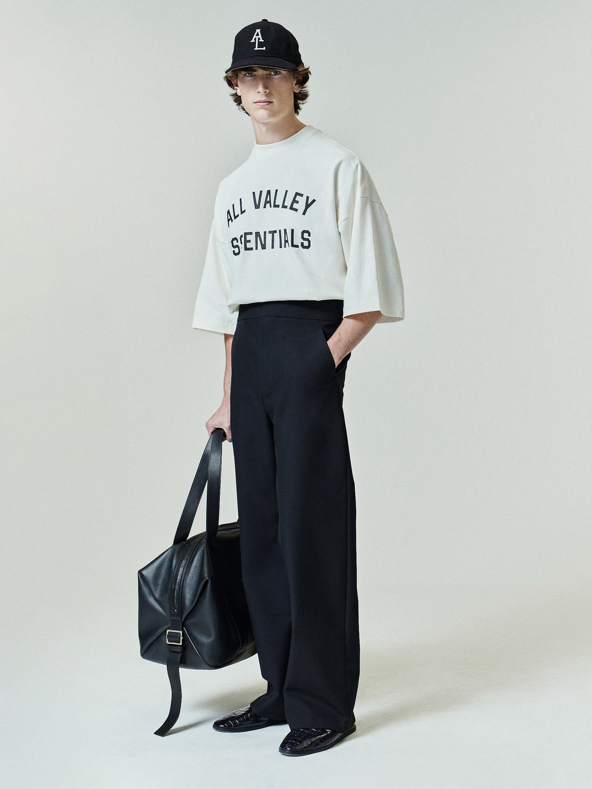 Fear of God Essentials Merch Tee Boxy Fit Ivory - Im Your Wardrobe