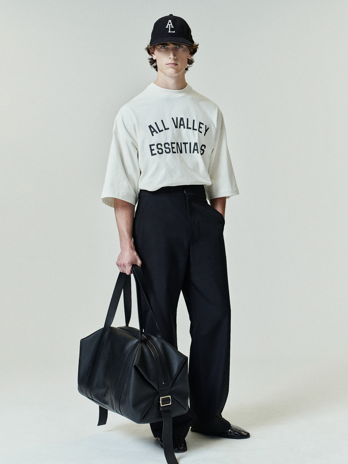 Fear of God Essentials Merch Tee Boxy Fit Ivory - Im Your Wardrobe