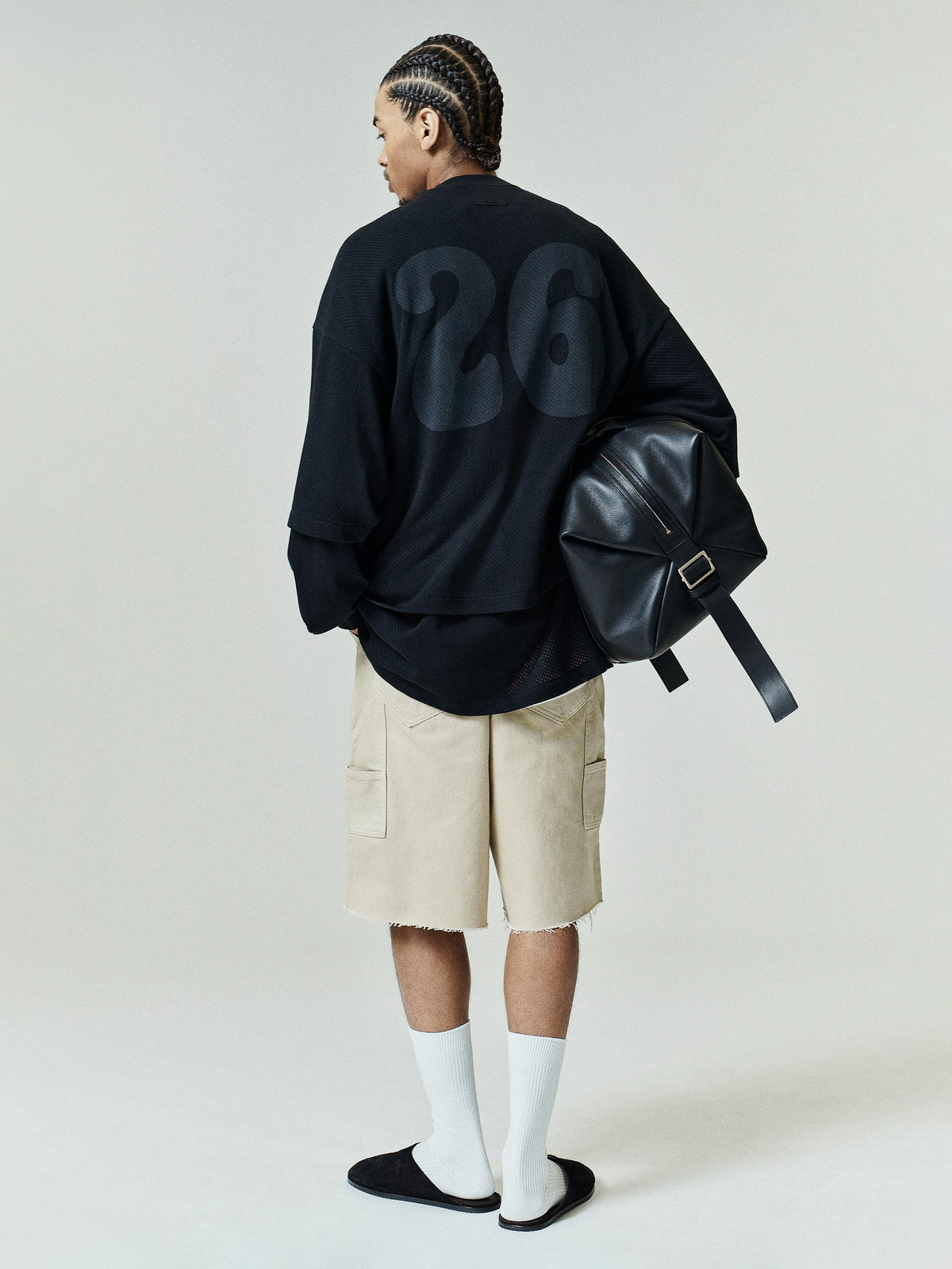 Fear of God Essentials Sport Mesh Merch Tee Boxy Fit Vintage Black - Im Your Wardrobe