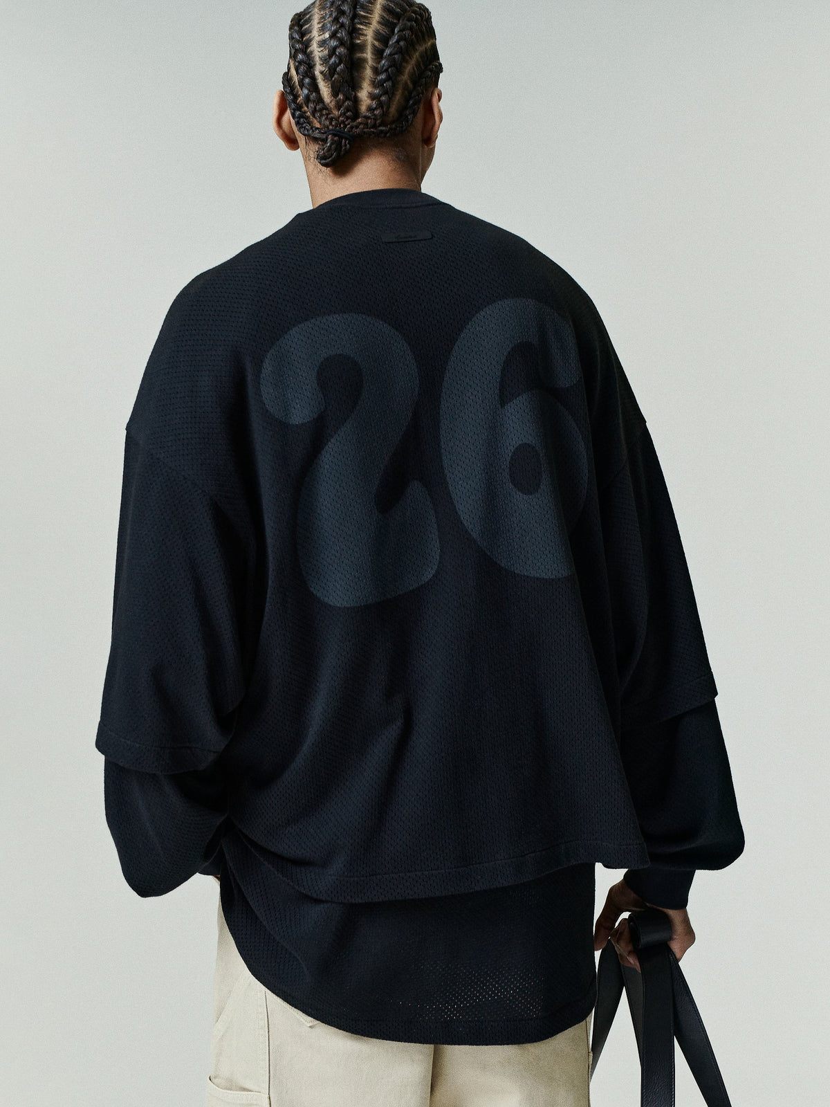 Fear of God Essentials Sport Mesh Merch Tee Boxy Fit Vintage Black - Im Your Wardrobe