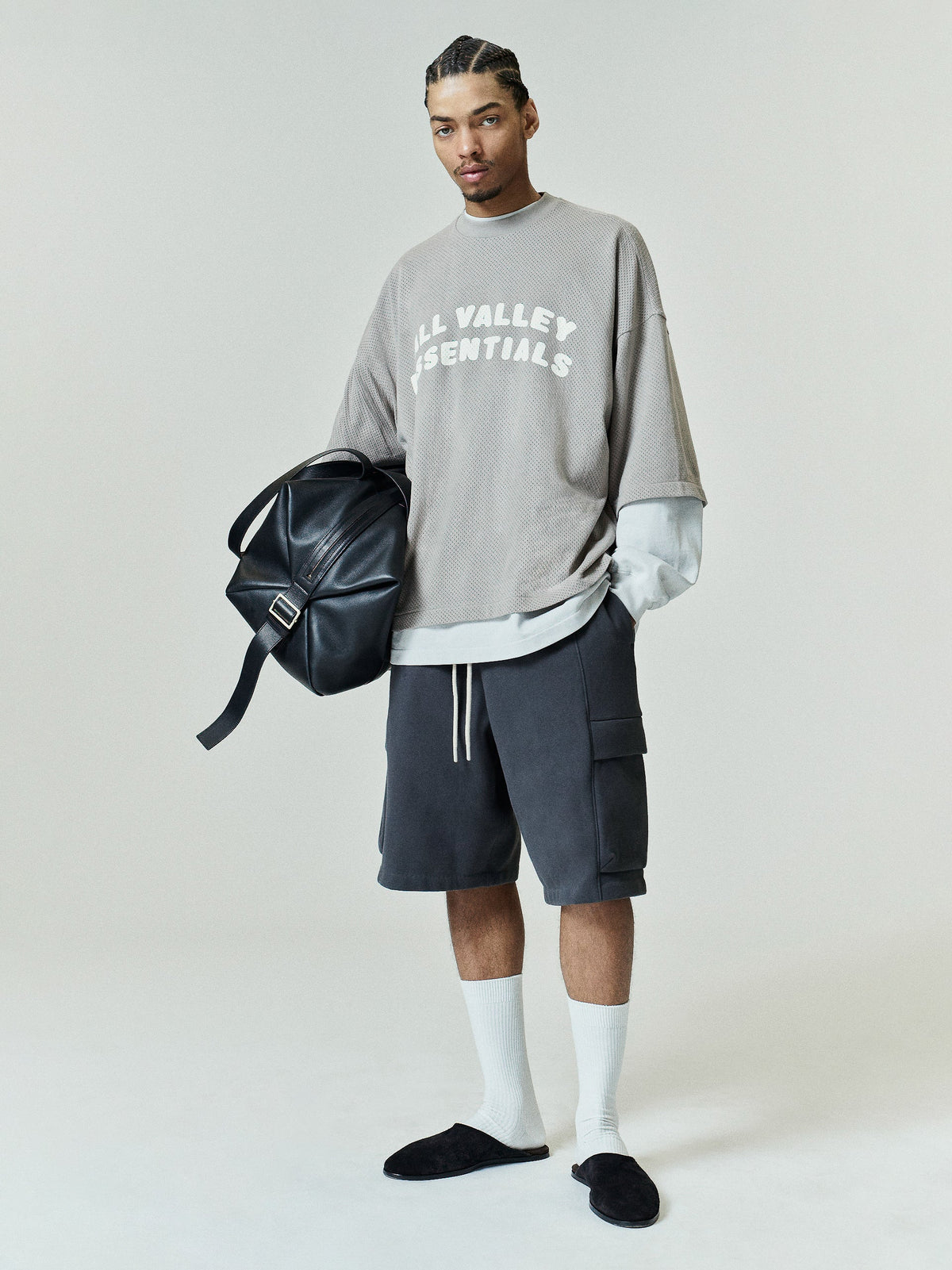 Fear of God Essentials Sport Mesh Merch Tee Boxy Fit Seal - Im Your Wardrobe