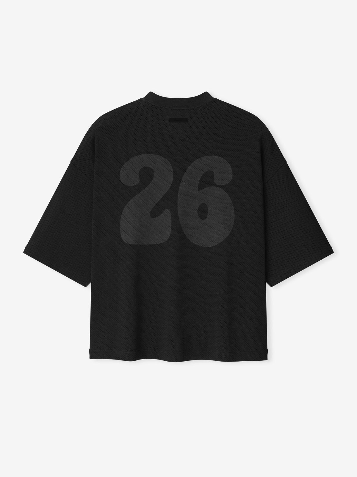 Fear of God Essentials Sport Mesh Merch Tee Boxy Fit Vintage Black - Im Your Wardrobe