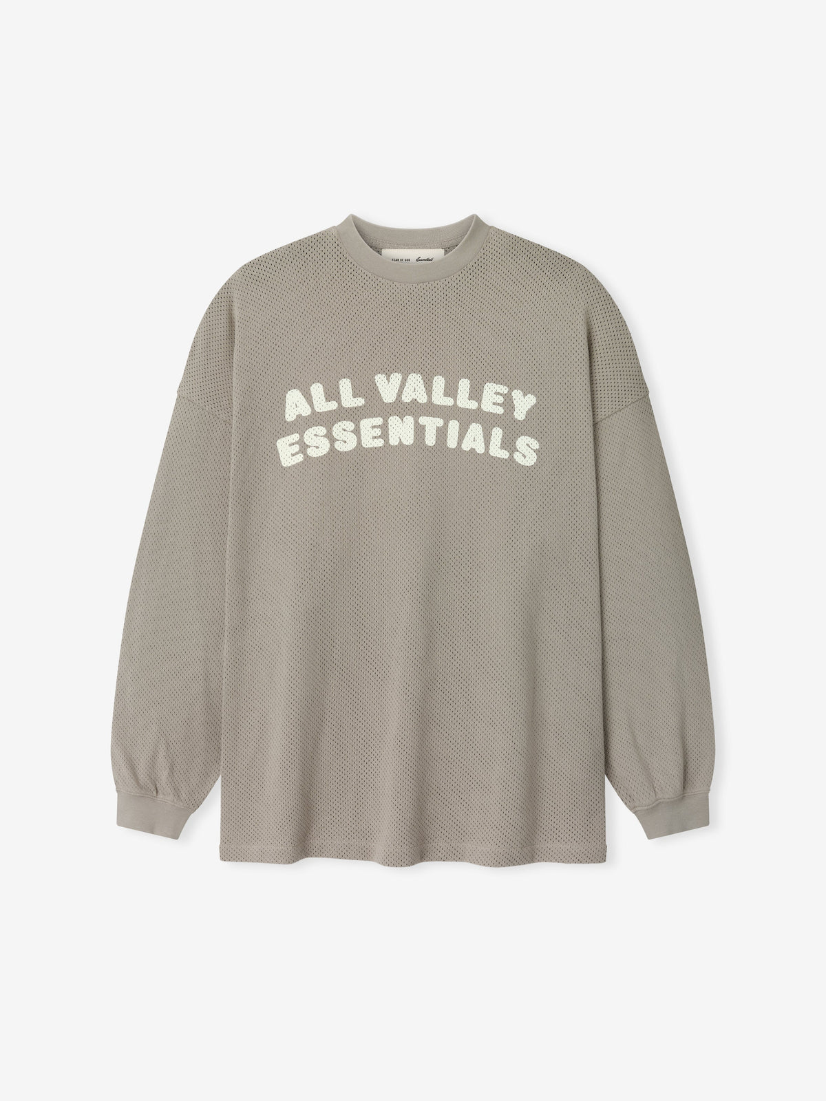 Fear of God Essentials Sport Mesh Merch Long Sleeve Tee Seal - Im Your Wardrobe