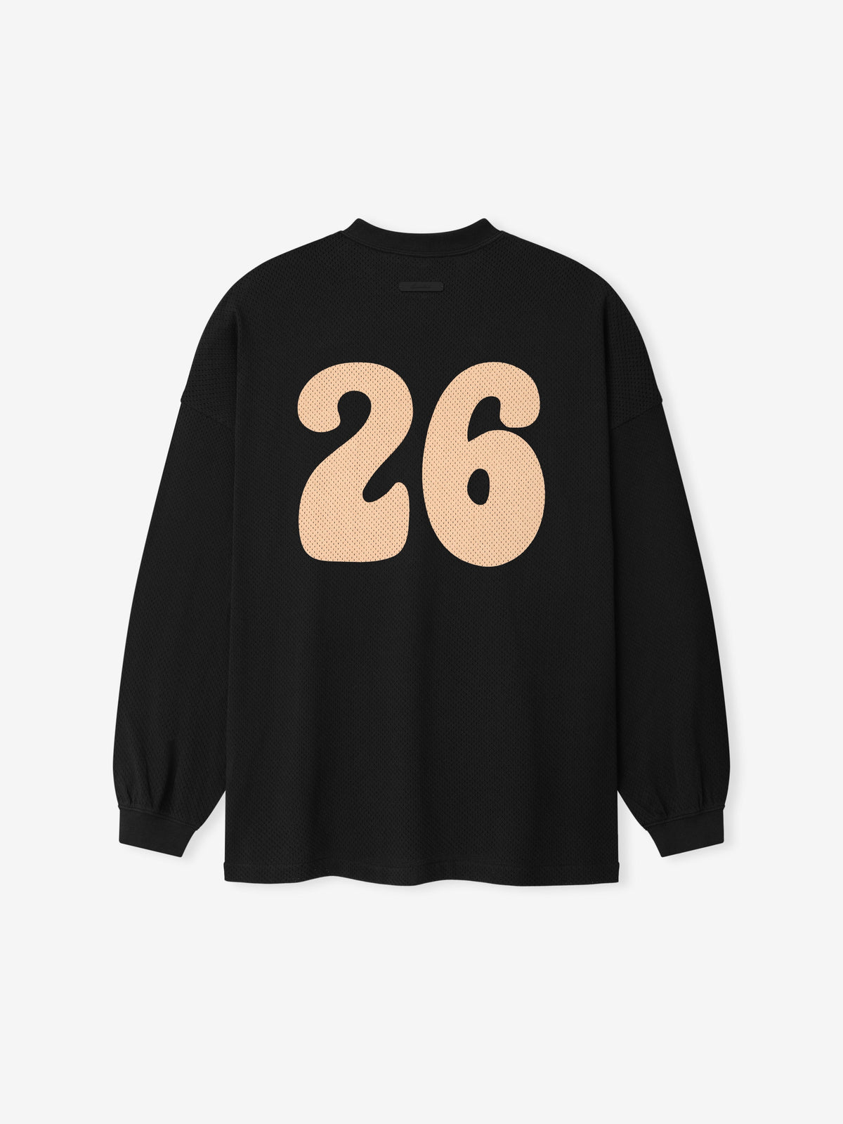 Fear of God Essentials Sport Mesh Merch Long Sleeve Tee Vintage Black - Im Your Wardrobe