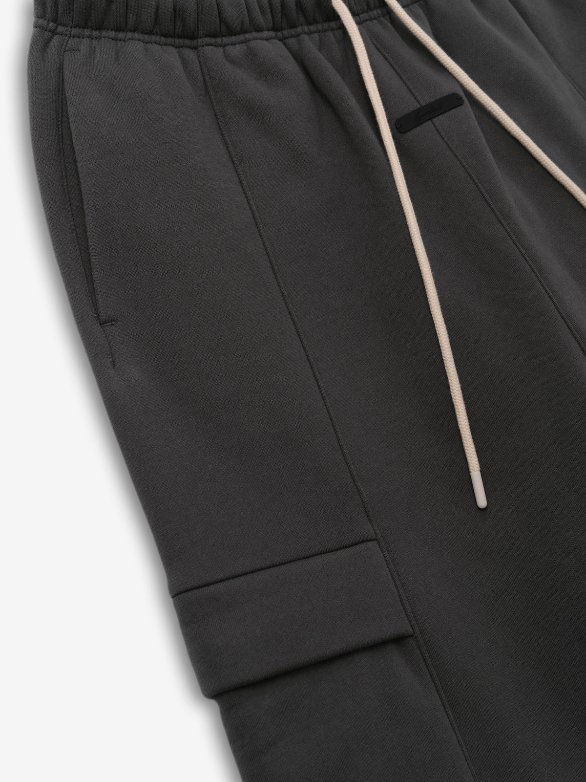 Fear of God Essentials Fleece Cargo Field Pant Iron Grey - Im Your Wardrobe