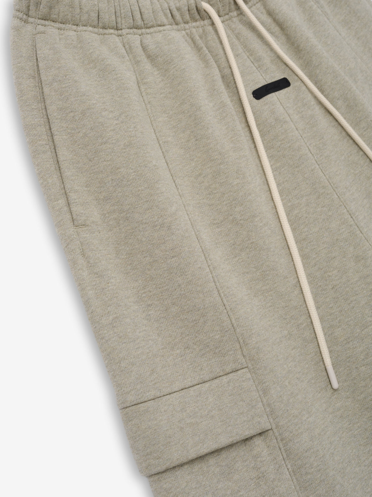 Fear of God Essentials Fleece Cargo Field Pant Seal Heather - Im Your Wardrobe