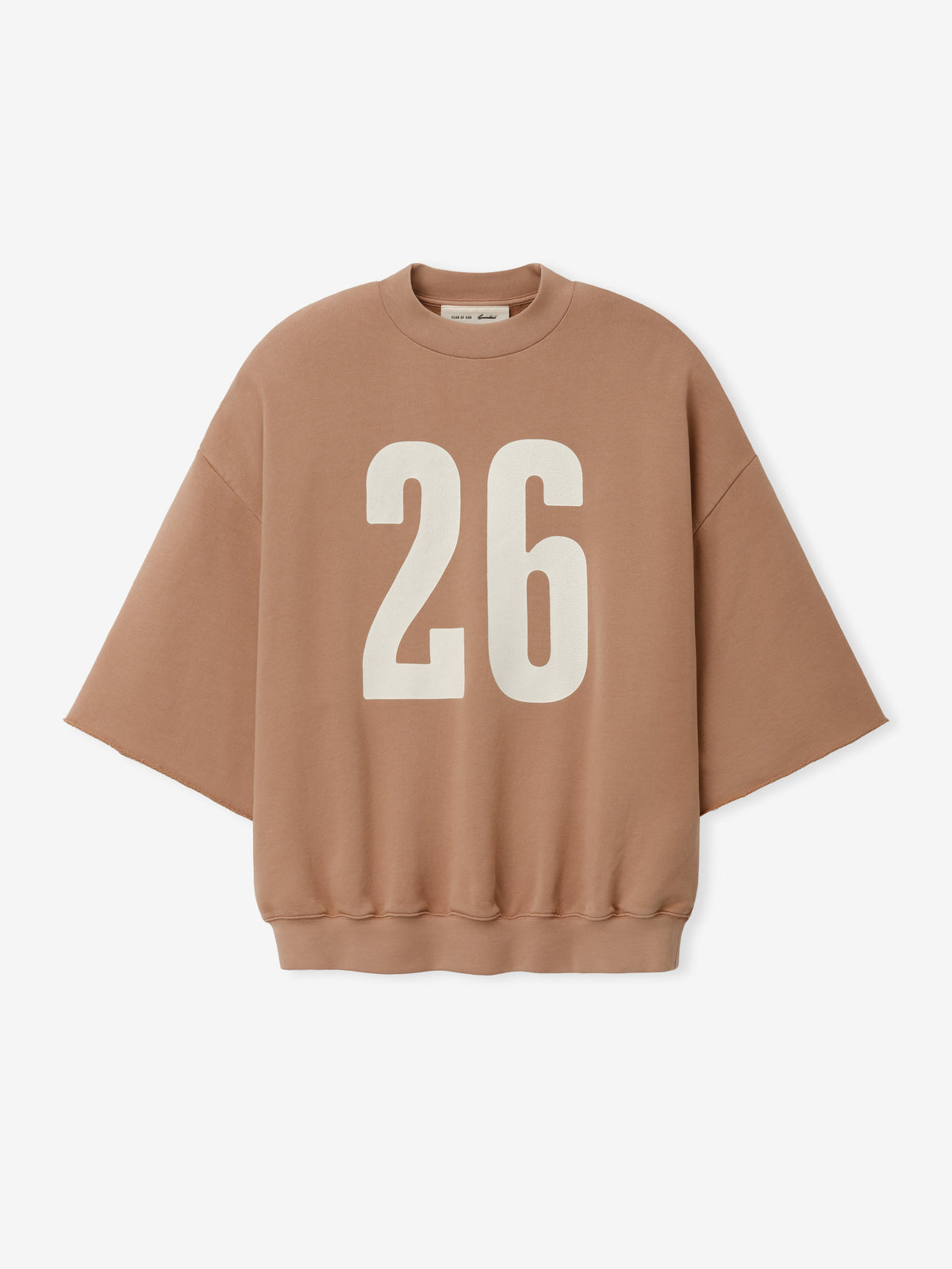 Fear of God Essentials 3/4 Sleeve Crewneck Washed Ginger - Im Your Wardrobe