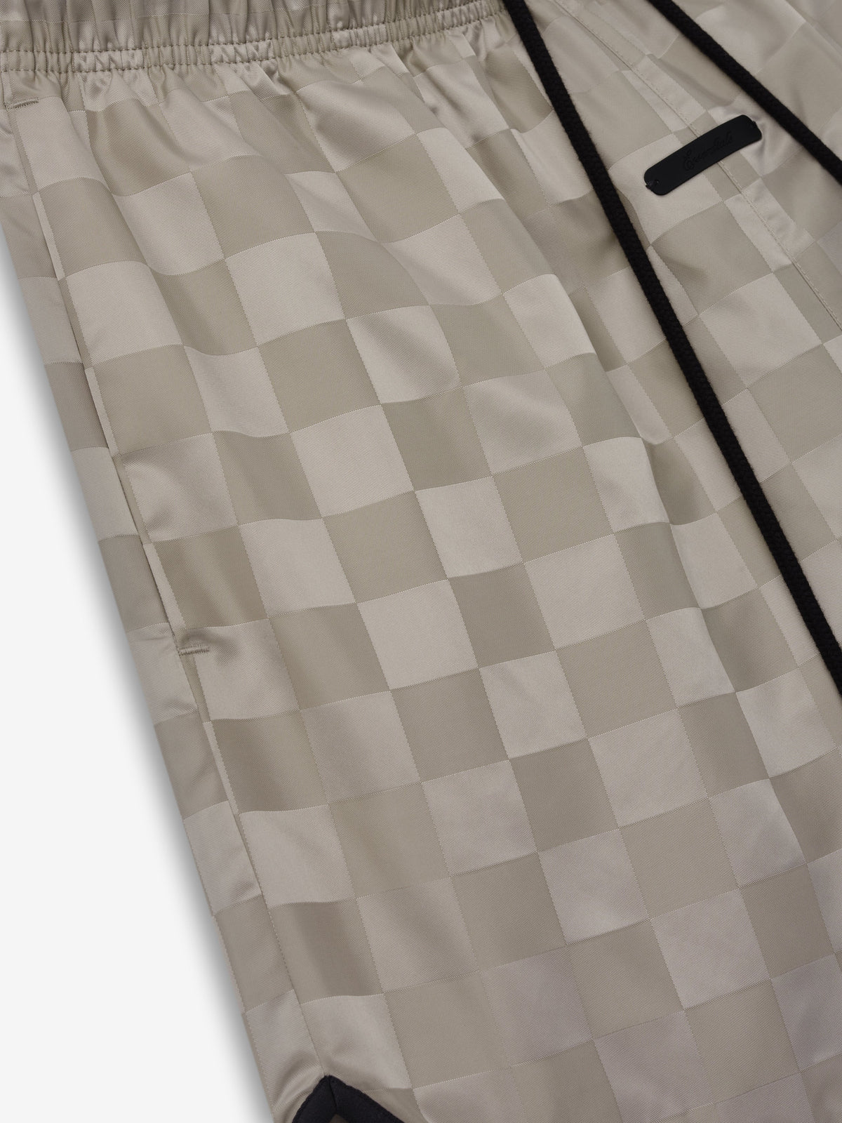 Fear of God Essentials Nylon Checkered Gym Short Seal - Im Your Wardrobe