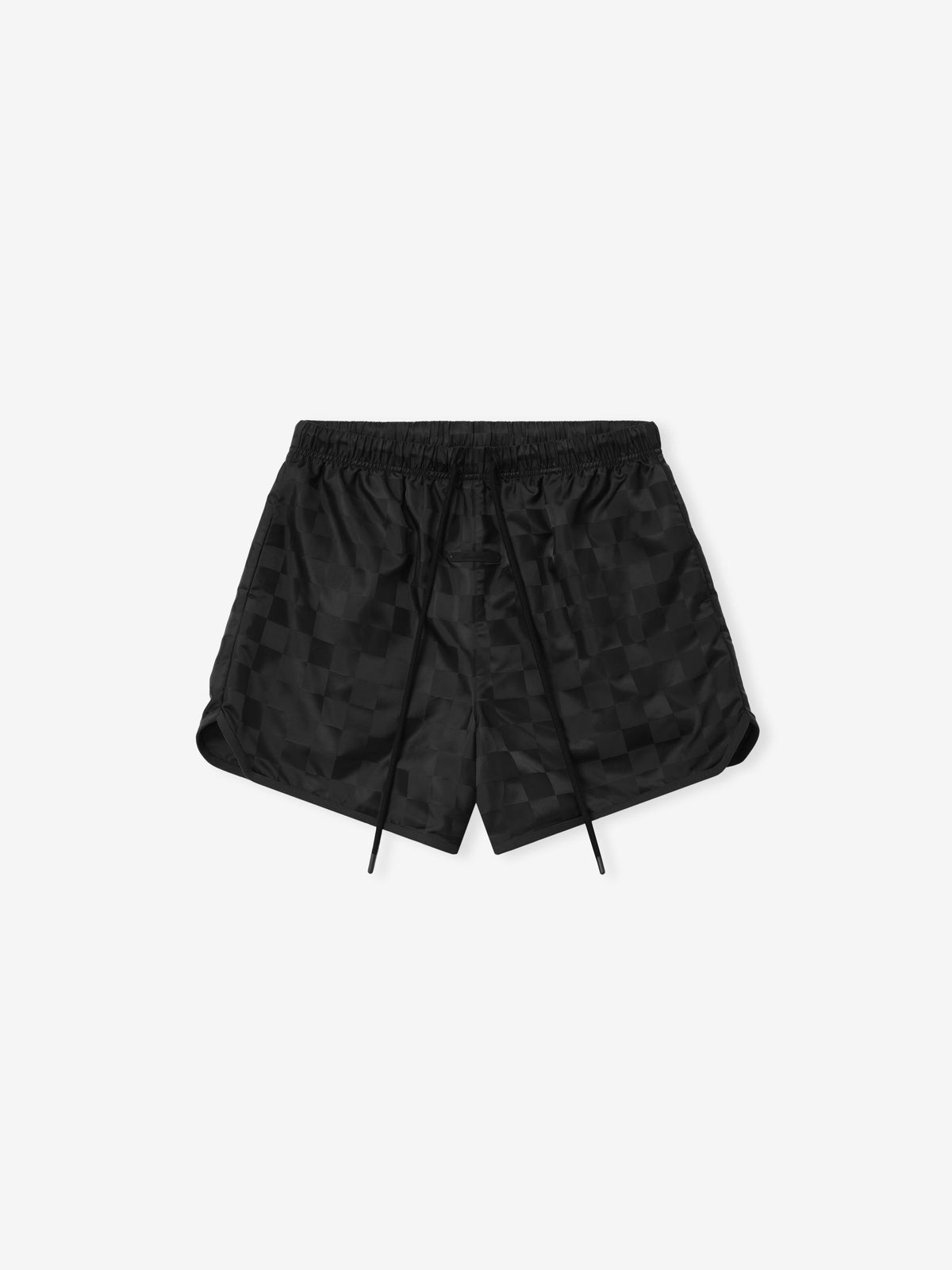 Fear of God Essentials Nylon Checkered Gym Short Vintage Black - Im Your Wardrobe