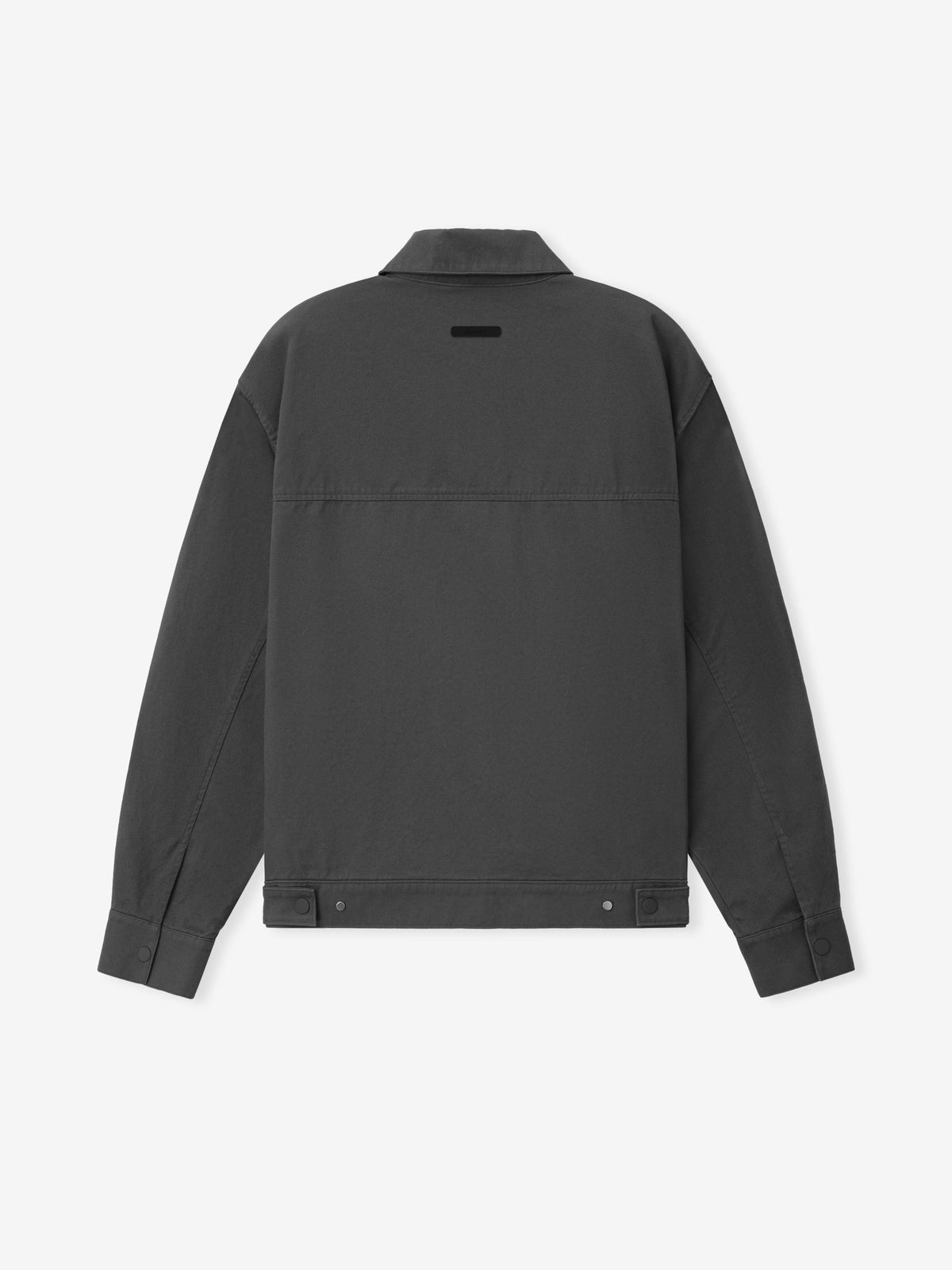 Fear of God Essentials Cotton Twill Work Jacket Iron Grey - Im Your Wardrobe