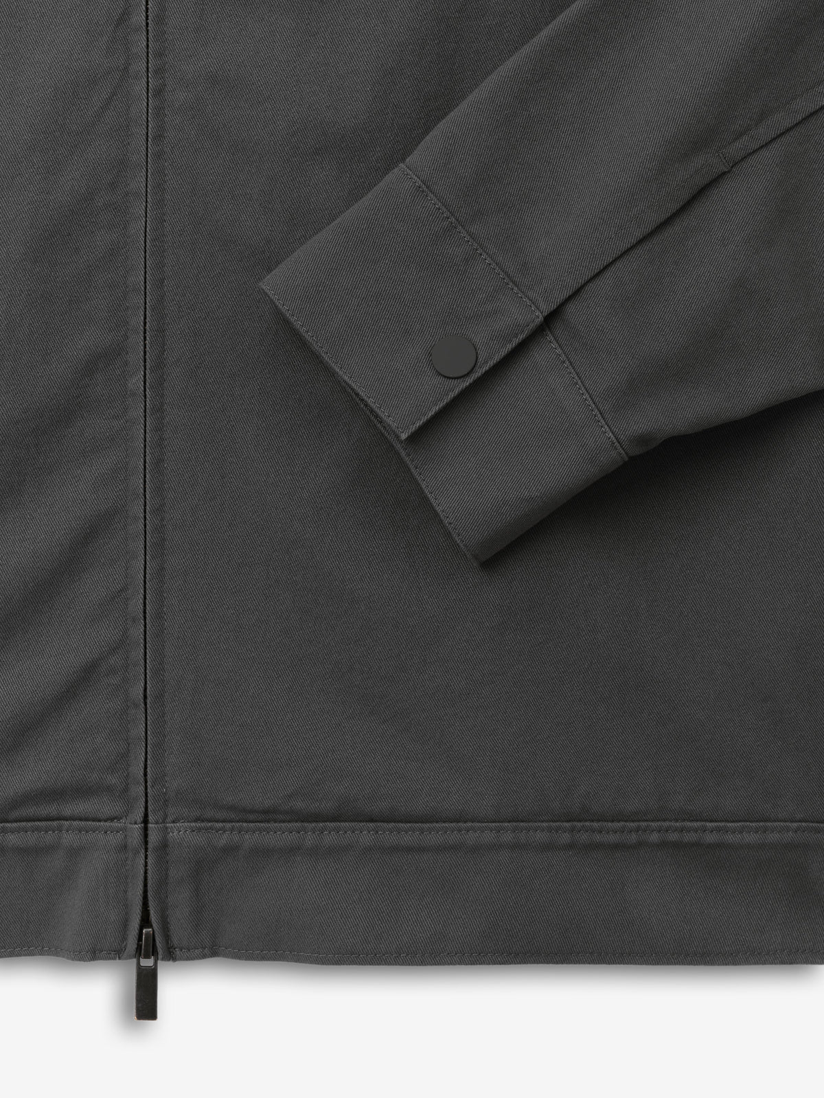 Fear of God Essentials Cotton Twill Work Jacket Iron Grey - Im Your Wardrobe