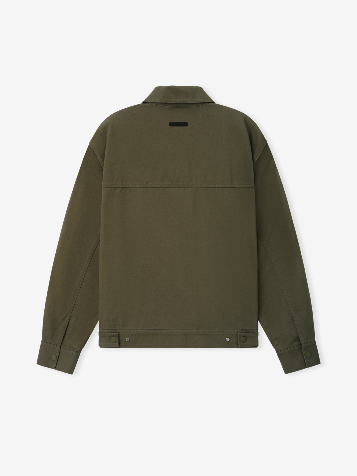 Fear of God Essentials Cotton Twill Work Jacket Moss - Im Your Wardrobe