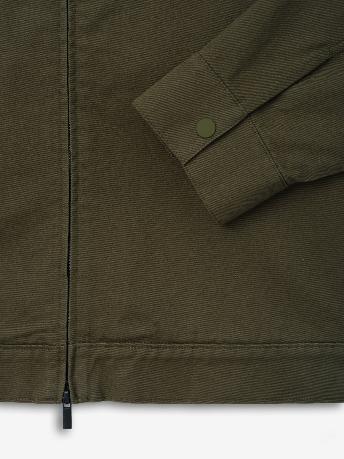 Fear of God Essentials Cotton Twill Work Jacket Moss - Im Your Wardrobe