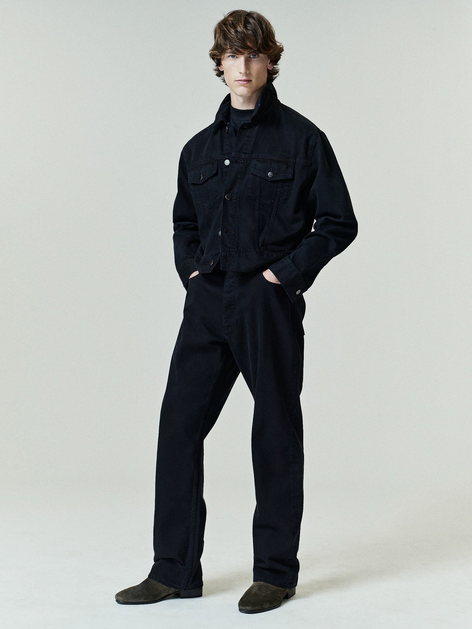 Fear of God Essentials Denim 5-Pocket Jeans Overdyed Black