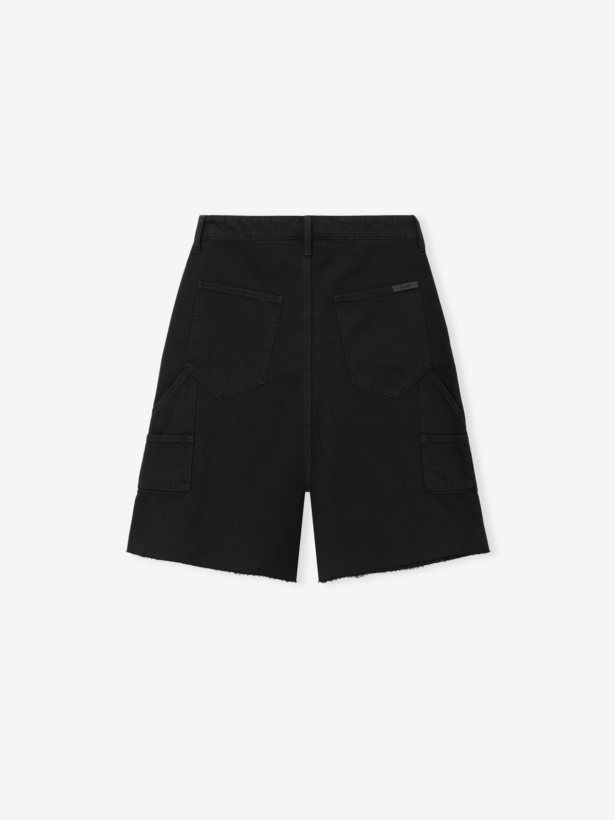 Fear of God Essentials Raw Cut 5-Pocket Short Overdyed Black - Im Your Wardrobe