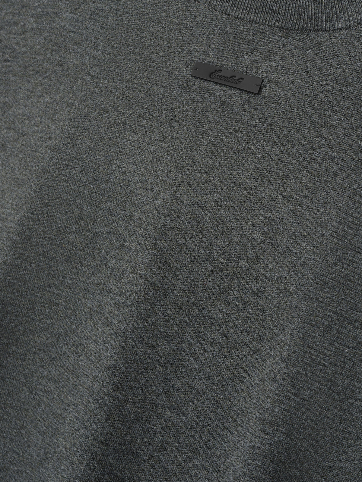 Fear of God Essentials Soft Knit Long Sleeve Tee Iron Grey - Im Your Wardrobe