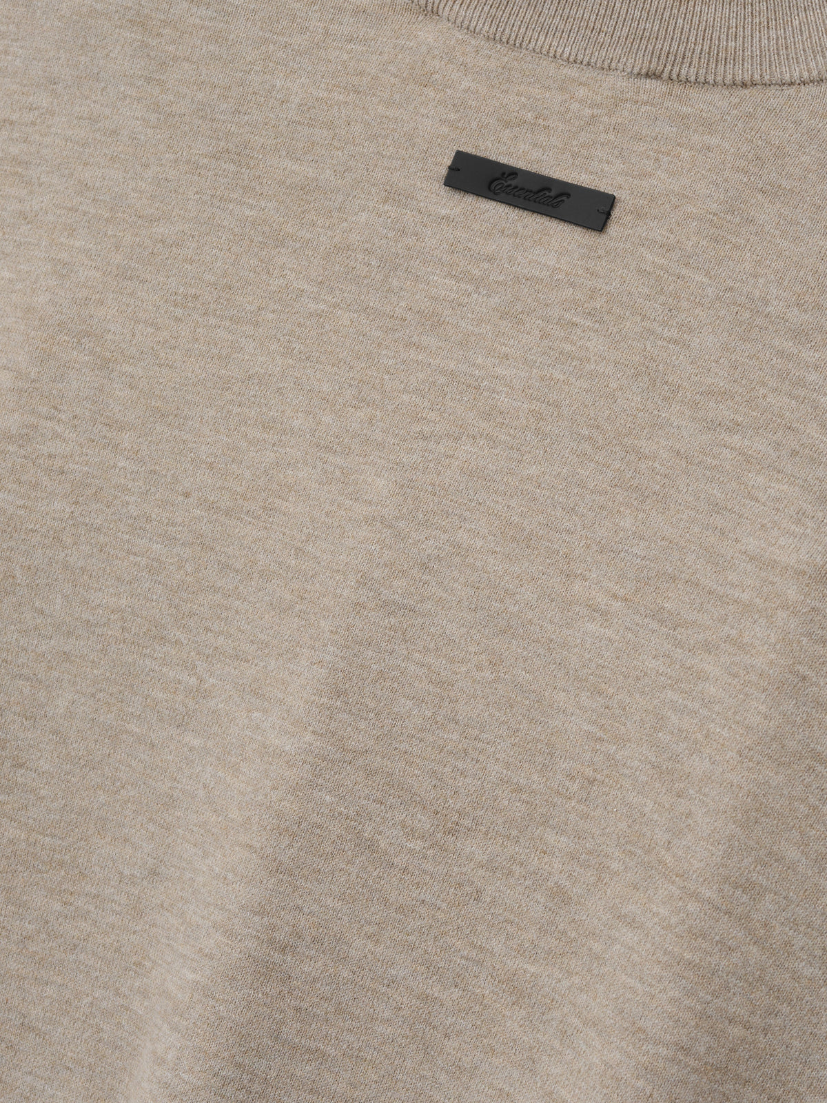 Fear of God Essentials Soft Knit Long Sleeve Tee Seal Heather - Im Your Wardrobe