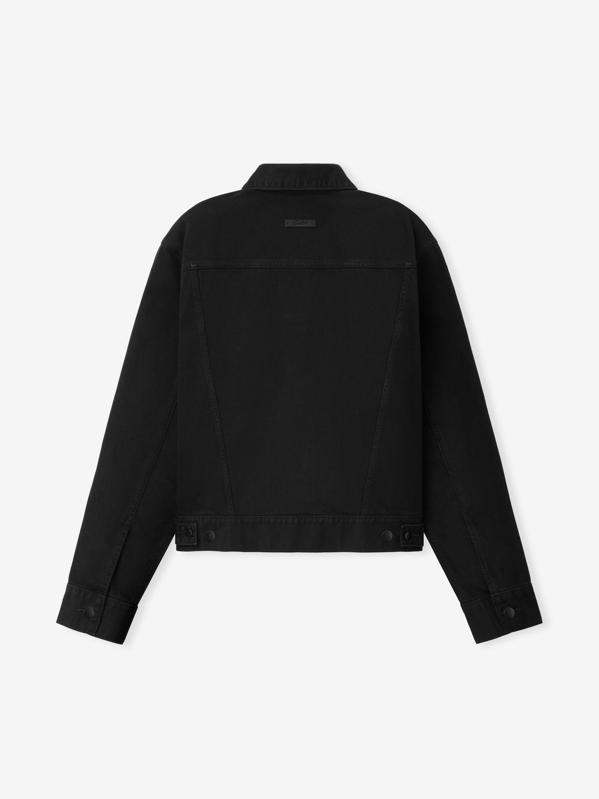 Fear of God Essentials Classic Denim Jacket Overdyed Black - Im Your Wardrobe