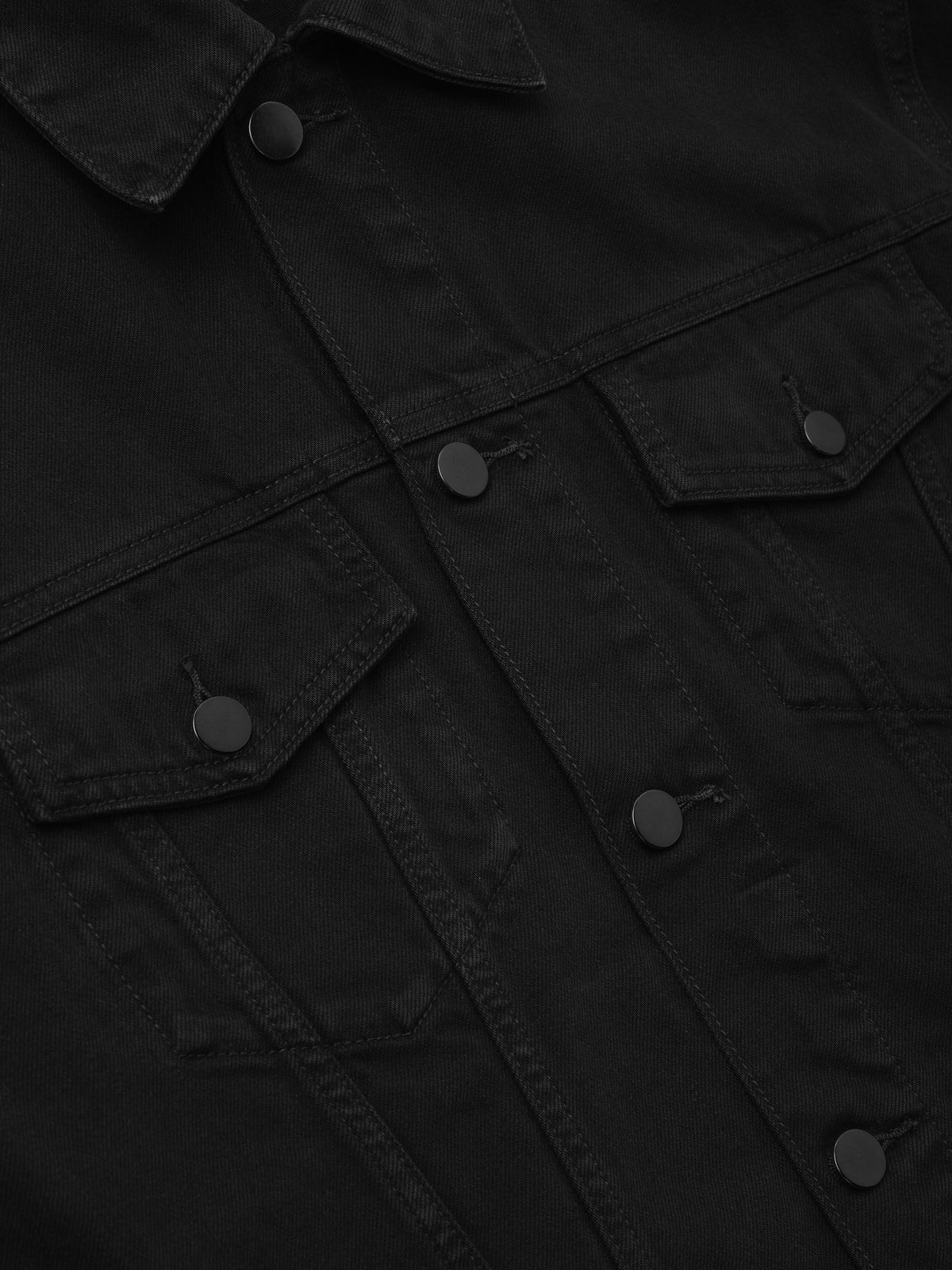 Fear of God Essentials Classic Denim Jacket Overdyed Black - Im Your Wardrobe