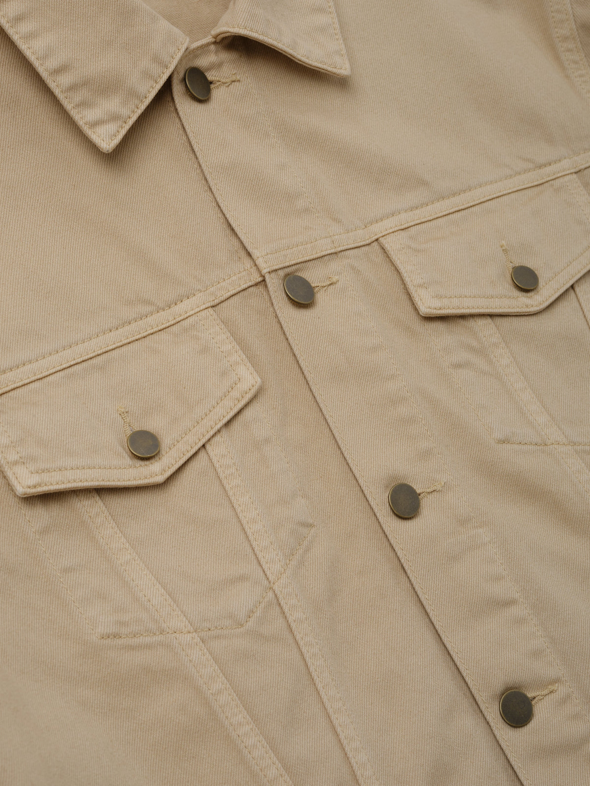 Fear of God Essentials Classic Denim Jacket Overdyed Dune - Im Your Wardrobe