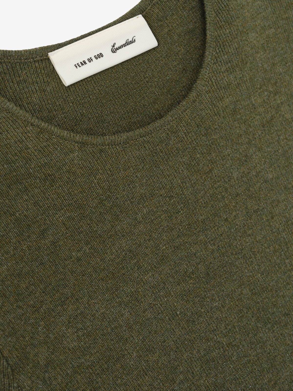 Fear of God Essentials Women's Rib Knit Dress Moss