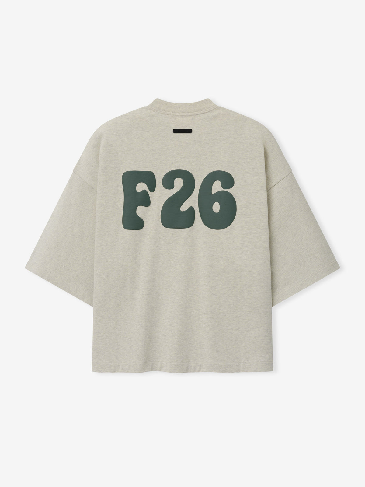 Fear of God Essentials Merch Tee Boxy Fit Vanilla Heather - Im Your Wardrobe