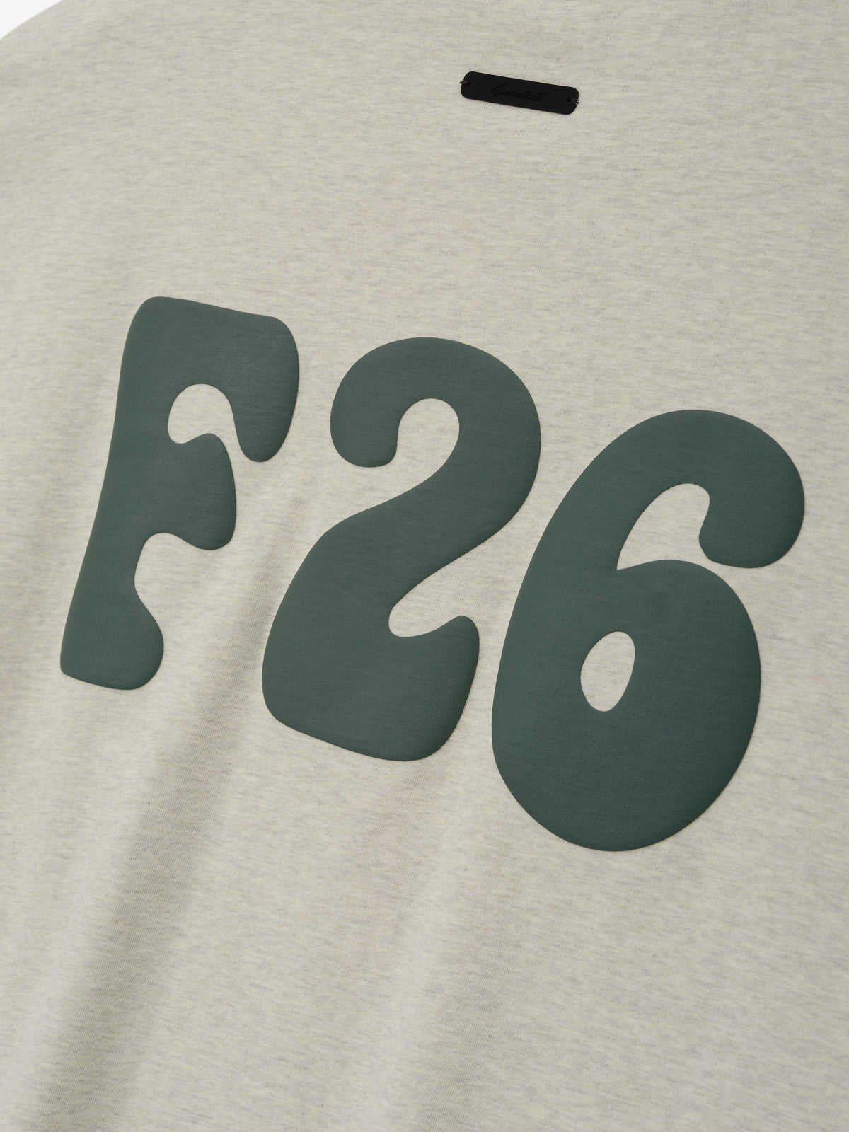 Fear of God Essentials Merch Tee Boxy Fit Vanilla Heather - Im Your Wardrobe