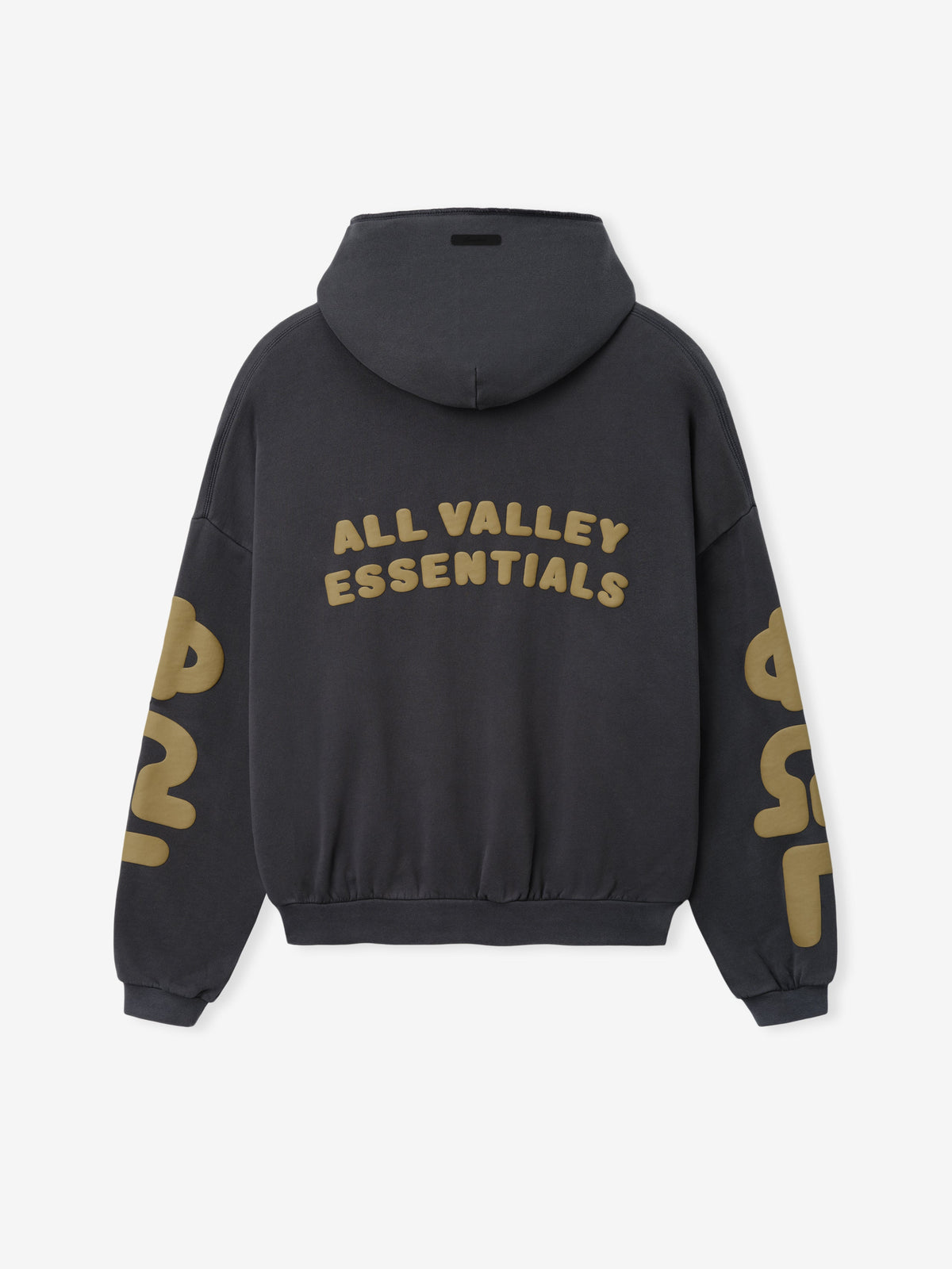 Fear of God Essentials 90s Zip-Up Hoodie Washed Iron Grey - Im Your Wardrobe