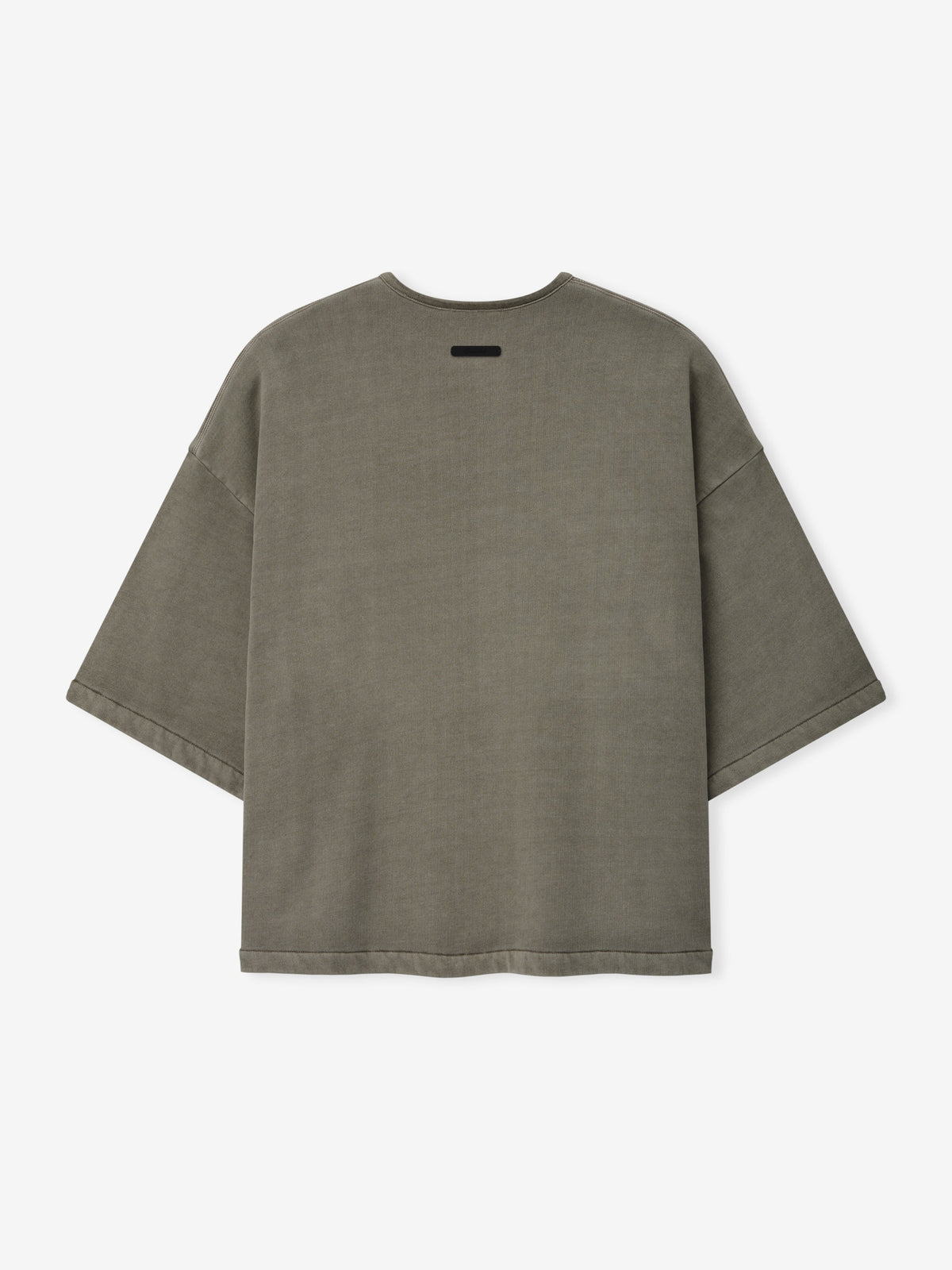 Fear of God Essentials 3/4 Henley Sweatshirt Washed Seal - Im Your Wardrobe