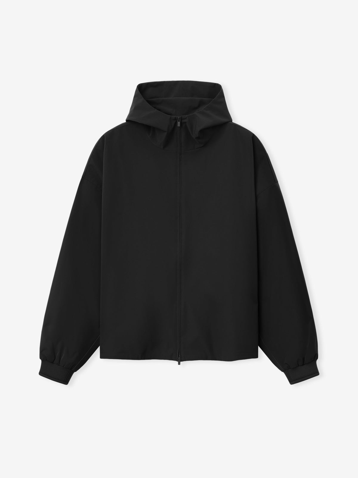 Fear of God Essentials Full Zip Hooded Anorak Vintage Black - Im Your Wardrobe