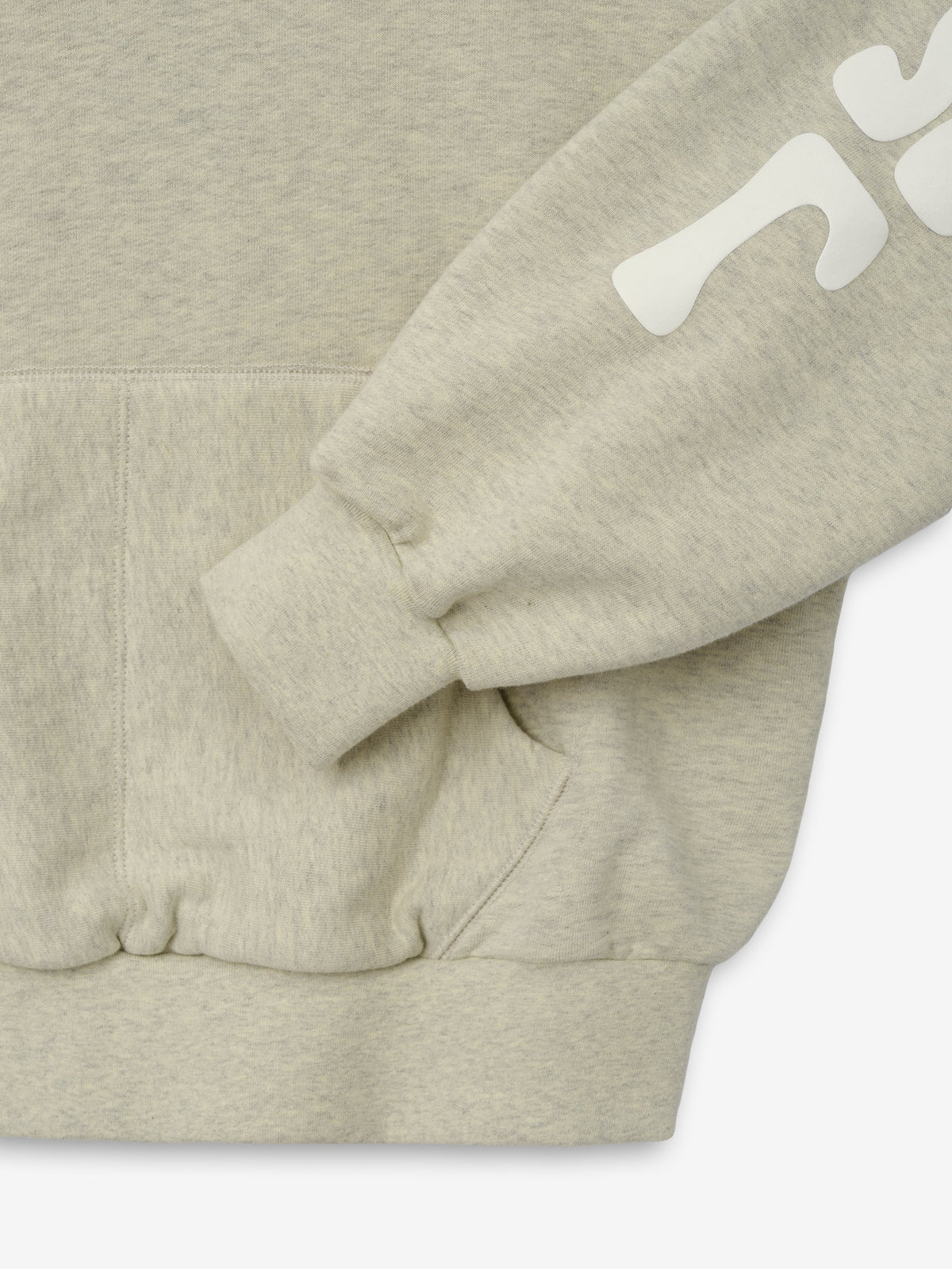 Fear of God Essentials Women's 90s Fleece Hoodie Classic Fit Washed Vanilla Heather