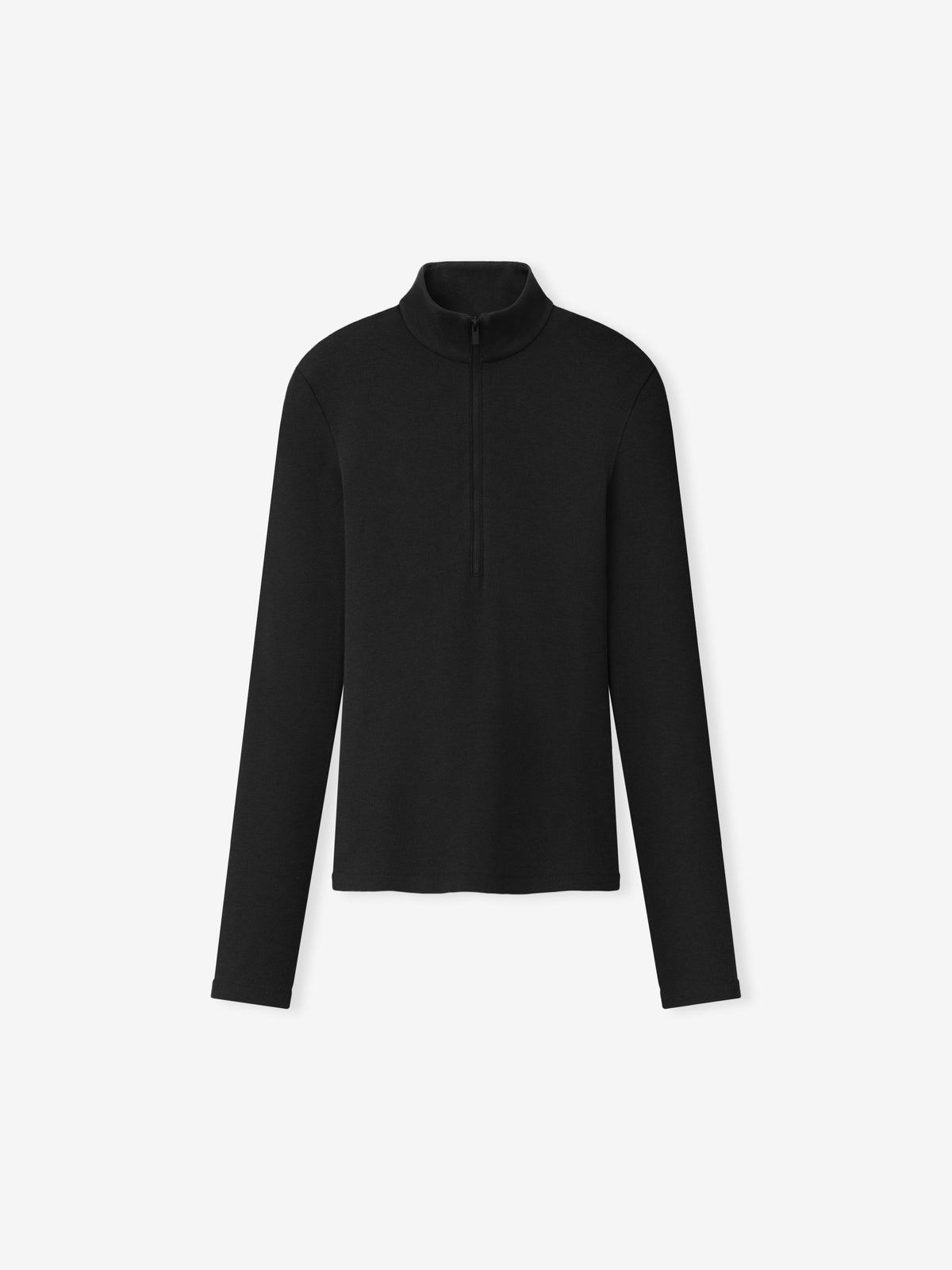 Fear of God Essentials Women's Half Zip Mockneck Vintage Black