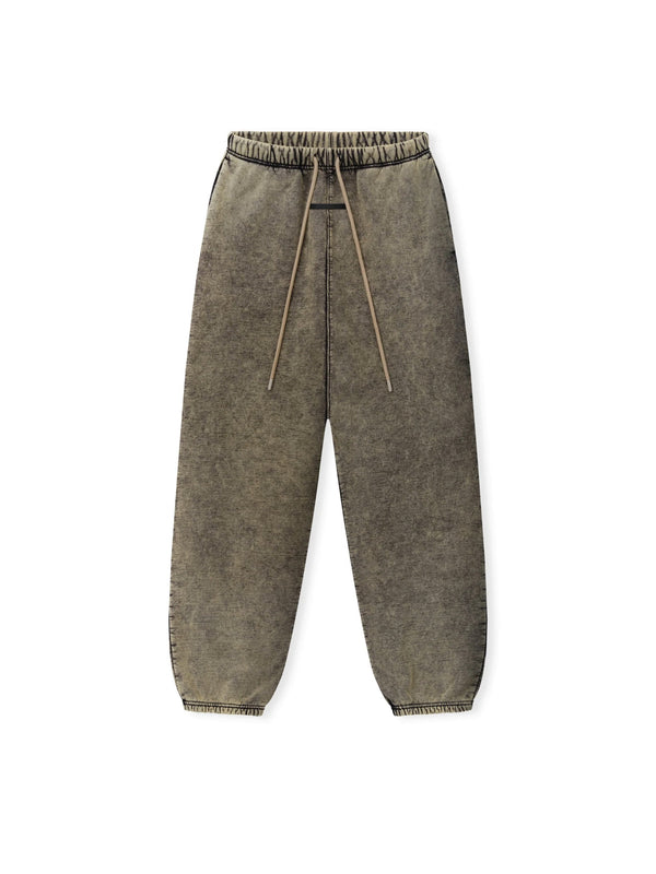 Fear of God Essentials Classic Slouchy Sweatpant Sulphur Black Cloud Wash