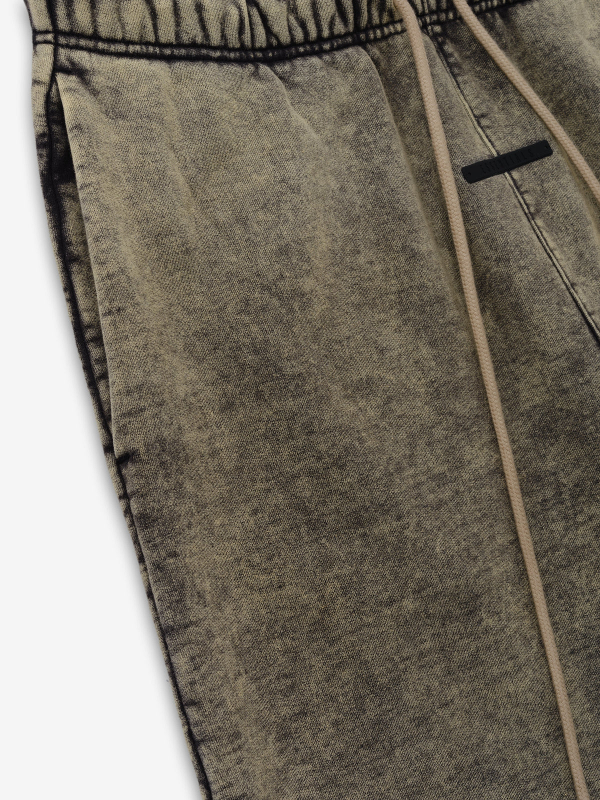 Fear of God Essentials Classic Slouchy Sweatpant Sulphur Black Cloud Wash