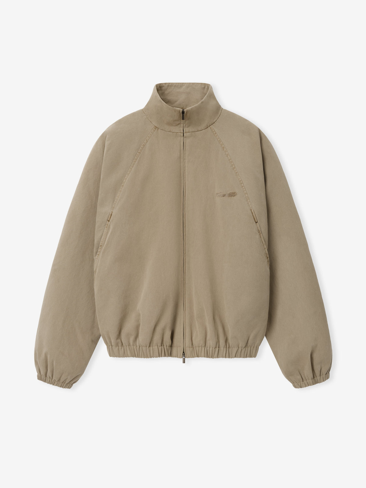 Fear of God Essentials Cotton Twill Modern Filled Jacket Washed Clay