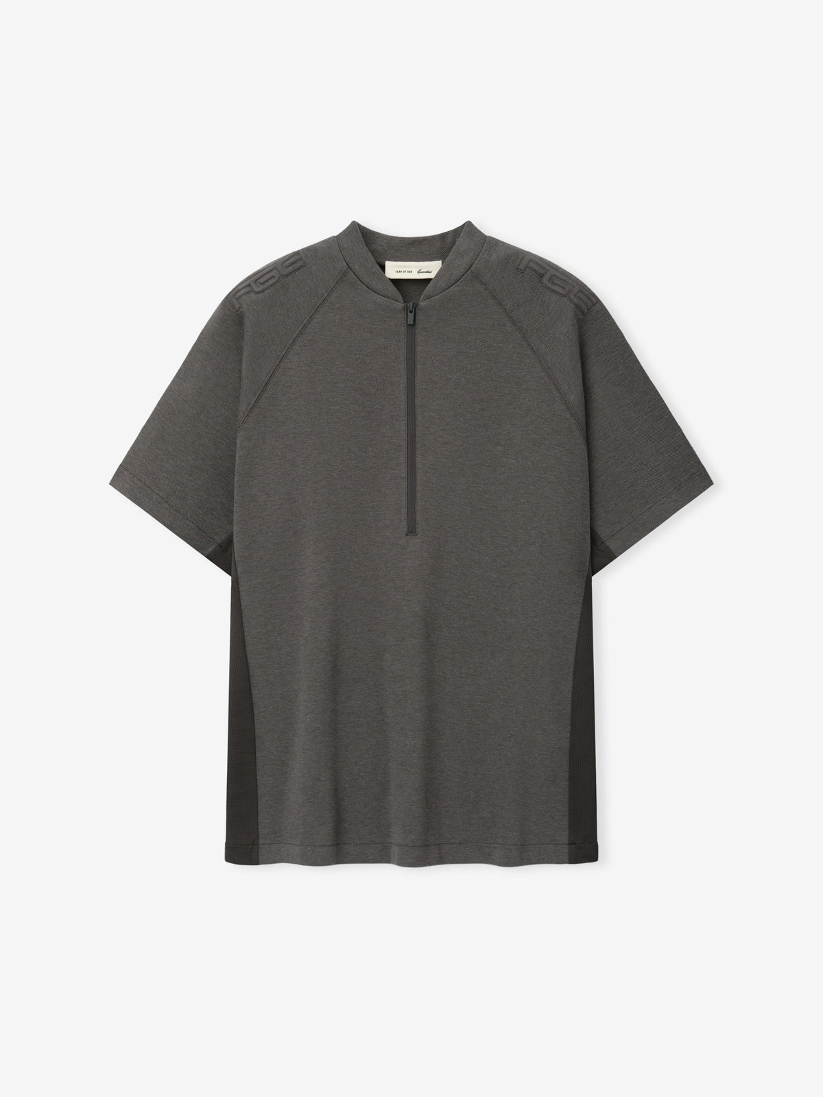 Fear of God Essentials Classic Half Zip Raglan Ash Heather