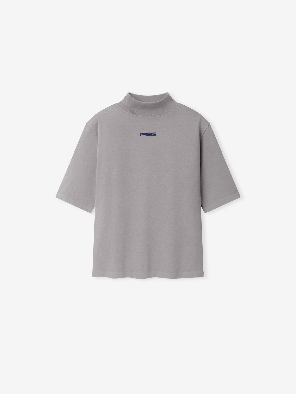 Fear of God Essentials Women's Slim Mockneck Tee Washed Smoke