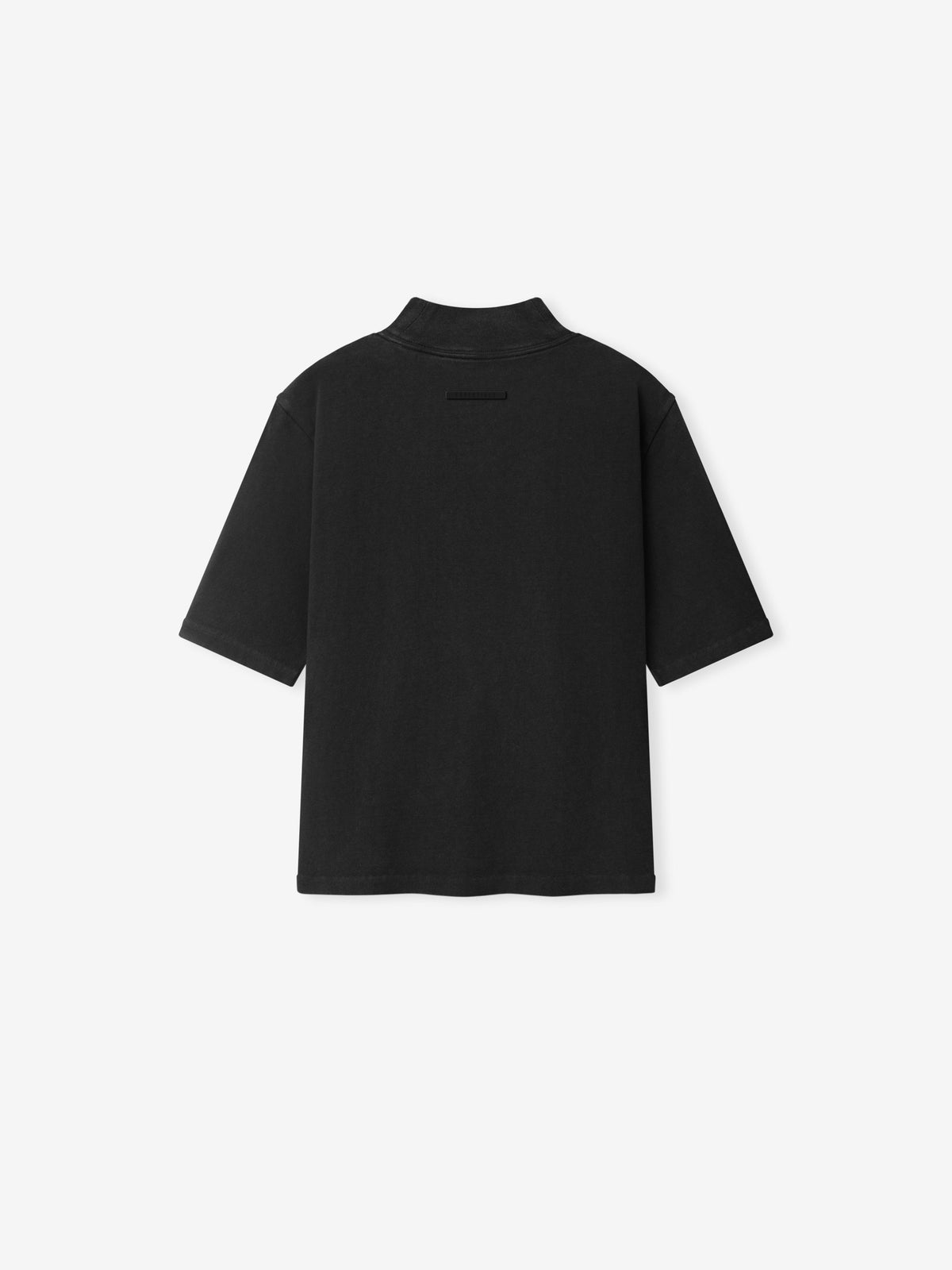 Fear of God Essentials Women's Slim Mockneck Tee Washed Vintage Black