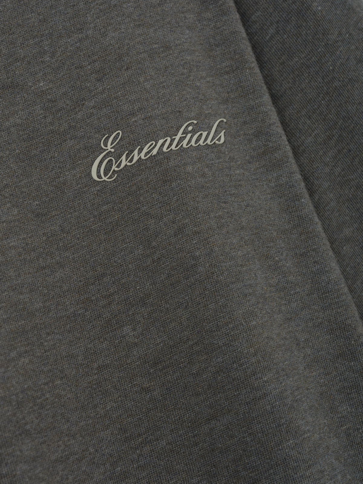 Fear of God Essentials Women's Slim Mock Neck Tee Ash Heather