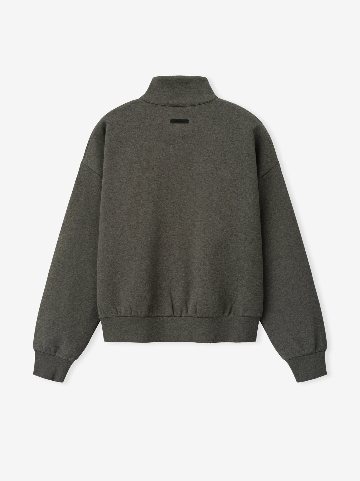 Fear of God Essentials Signature Classic Half Zip Sweatshirt Ash Heather