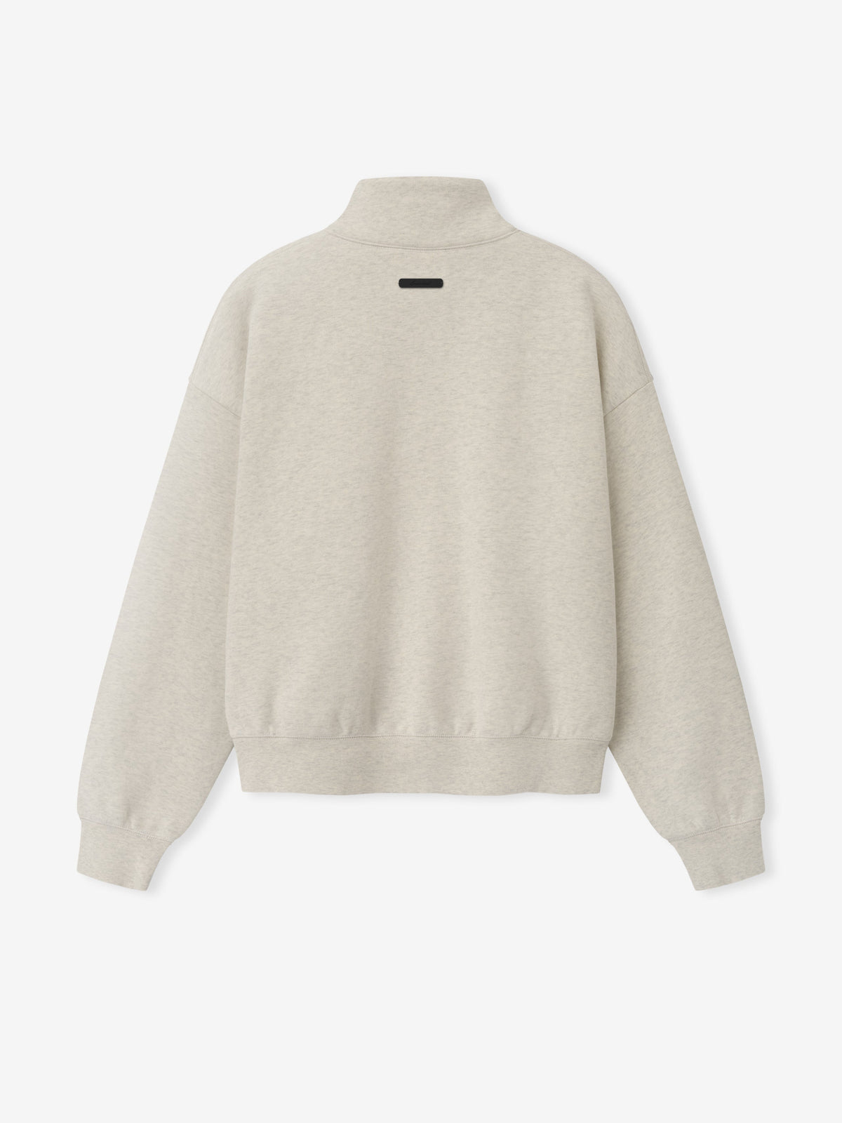 Fear of God Essentials Signature Classic Half Zip Sweatshirt Marble Heather