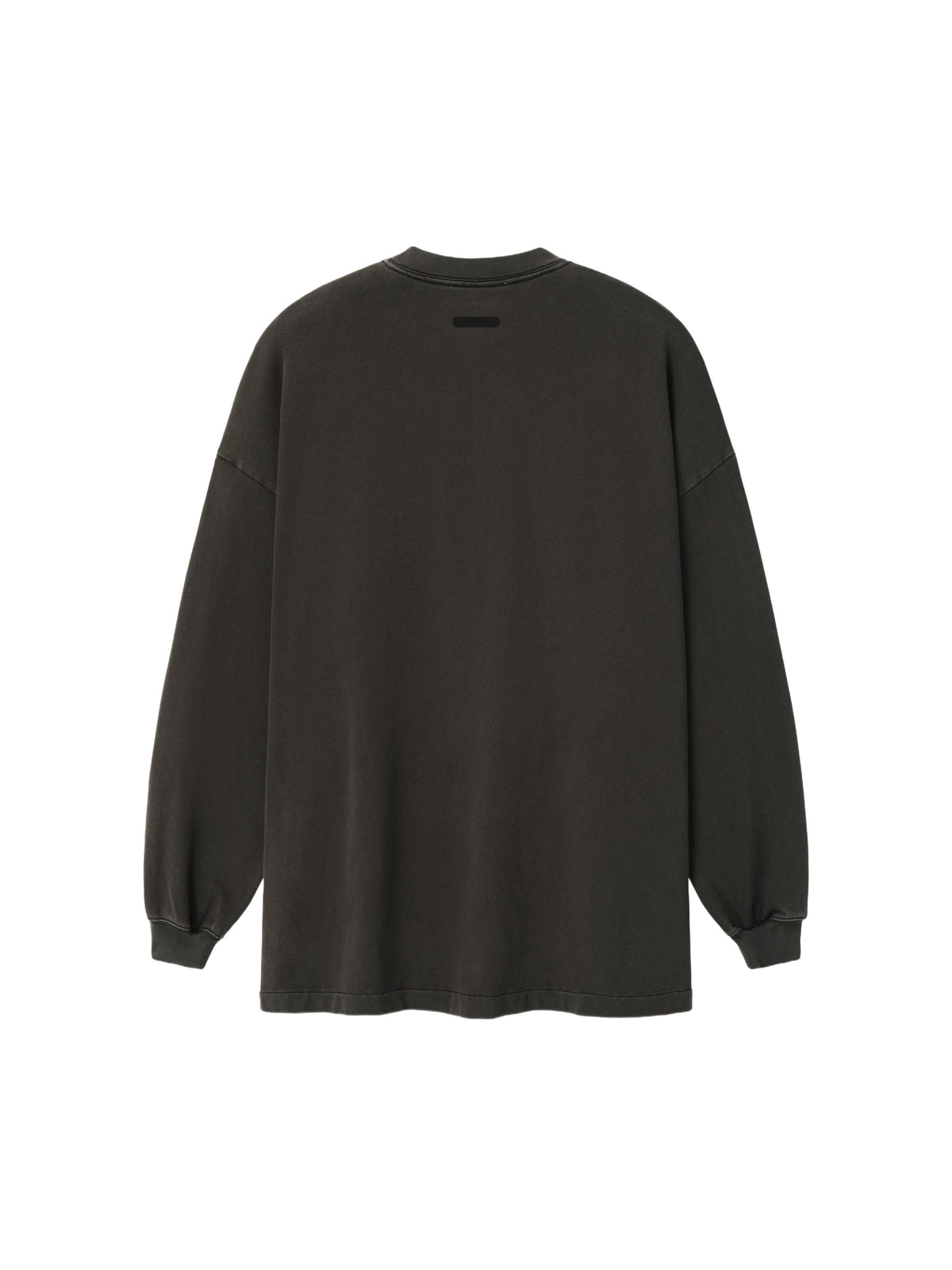 Fear of God Essentials Signature 90s Relaxed Long Sleeve Tee Washed Ink Black