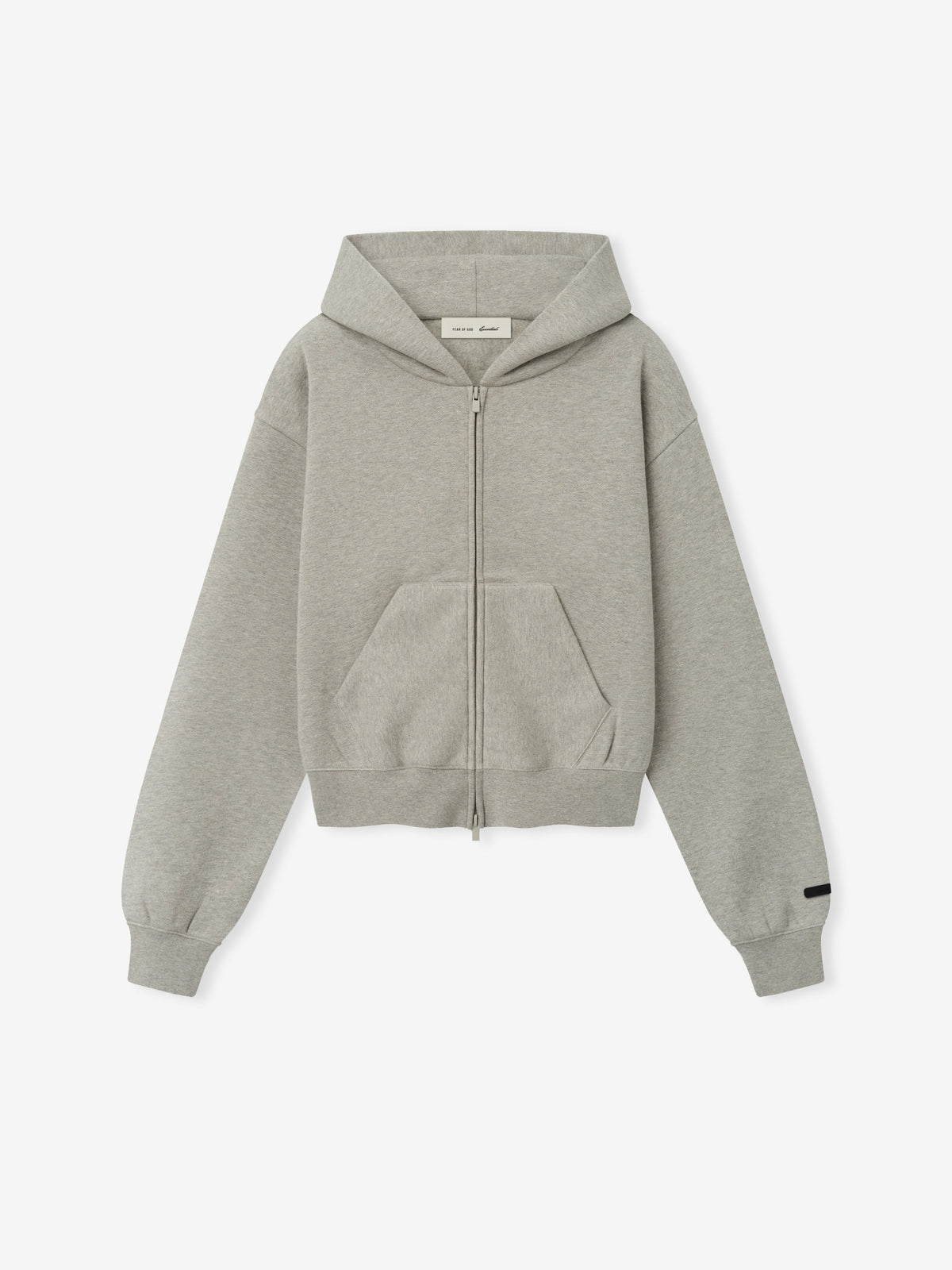 Fear of God Essentials Women's Classic Zip-Up Hoodie Warm Heather