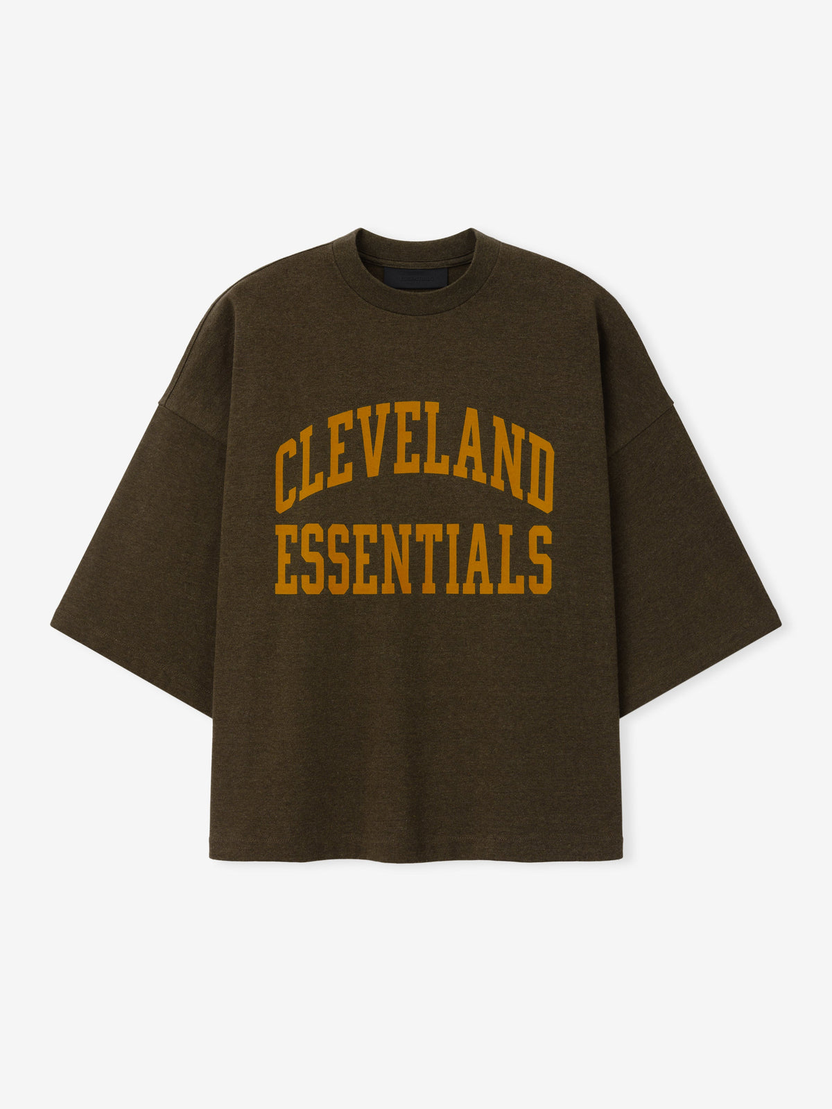 Fear of God Essentials Browns Merch Tee Wood Heather