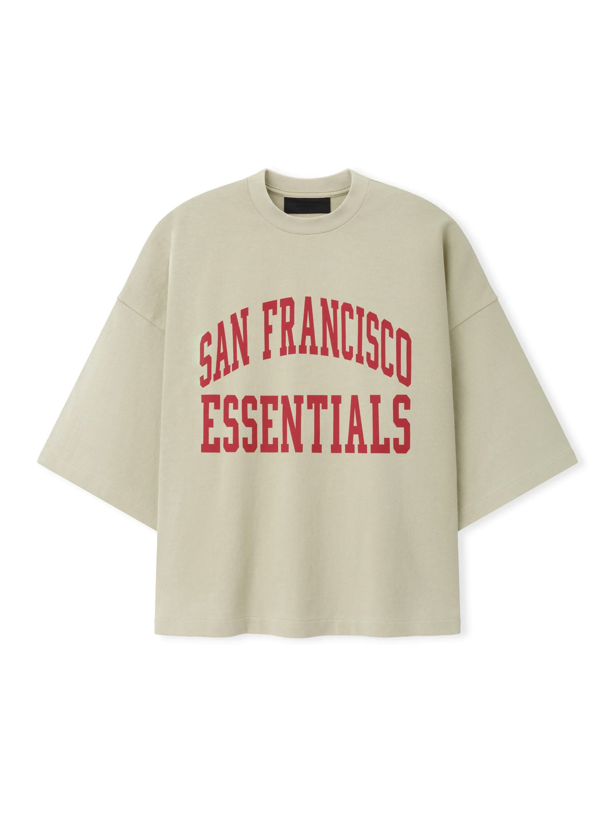 Fear of God Essentials 49ers Merch Tee Sandstone