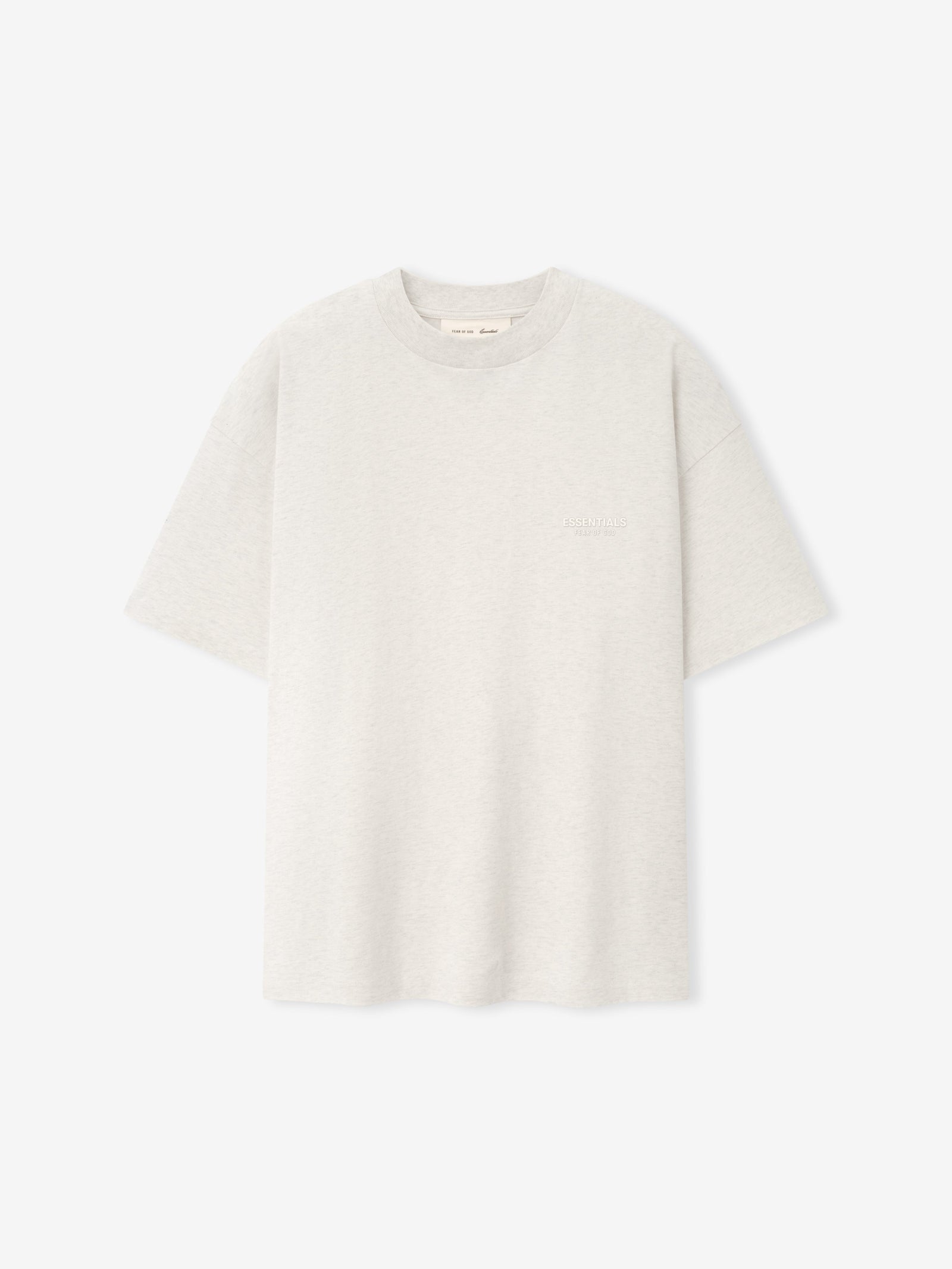 Fear of God Essentials FW26 Classic Tee Oatmeal Heather