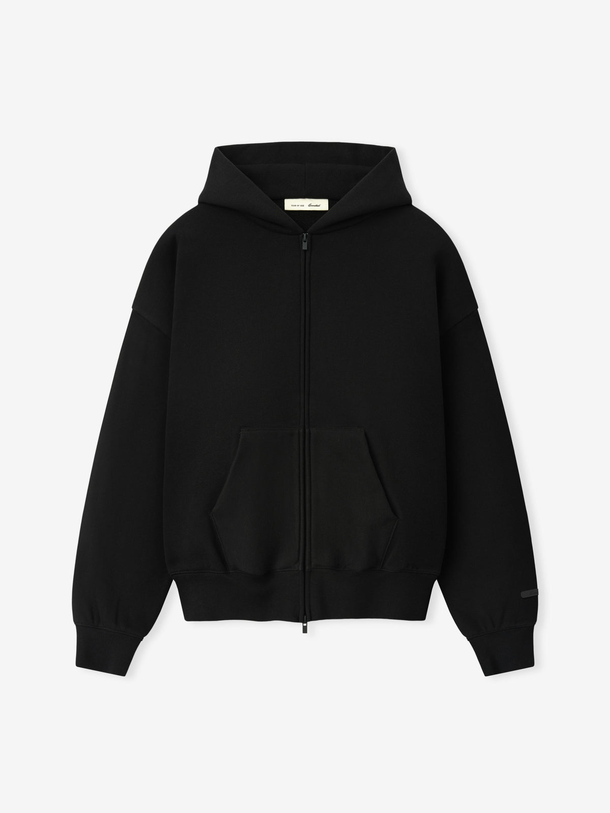 Fear of God Essentials FW26 Classic Zip-Up Hoodie Black - Im Your Wardrobe