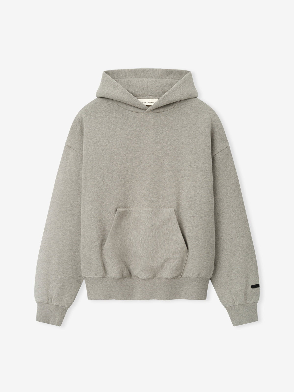 Fear of God Essentials FW26 Classic Back Logo Hoodie Warm Heather - Im Your Wardrobe