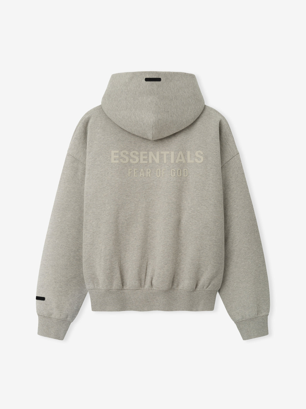 Fear of God Essentials FW26 Classic Back Logo Hoodie Warm Heather - Im Your Wardrobe